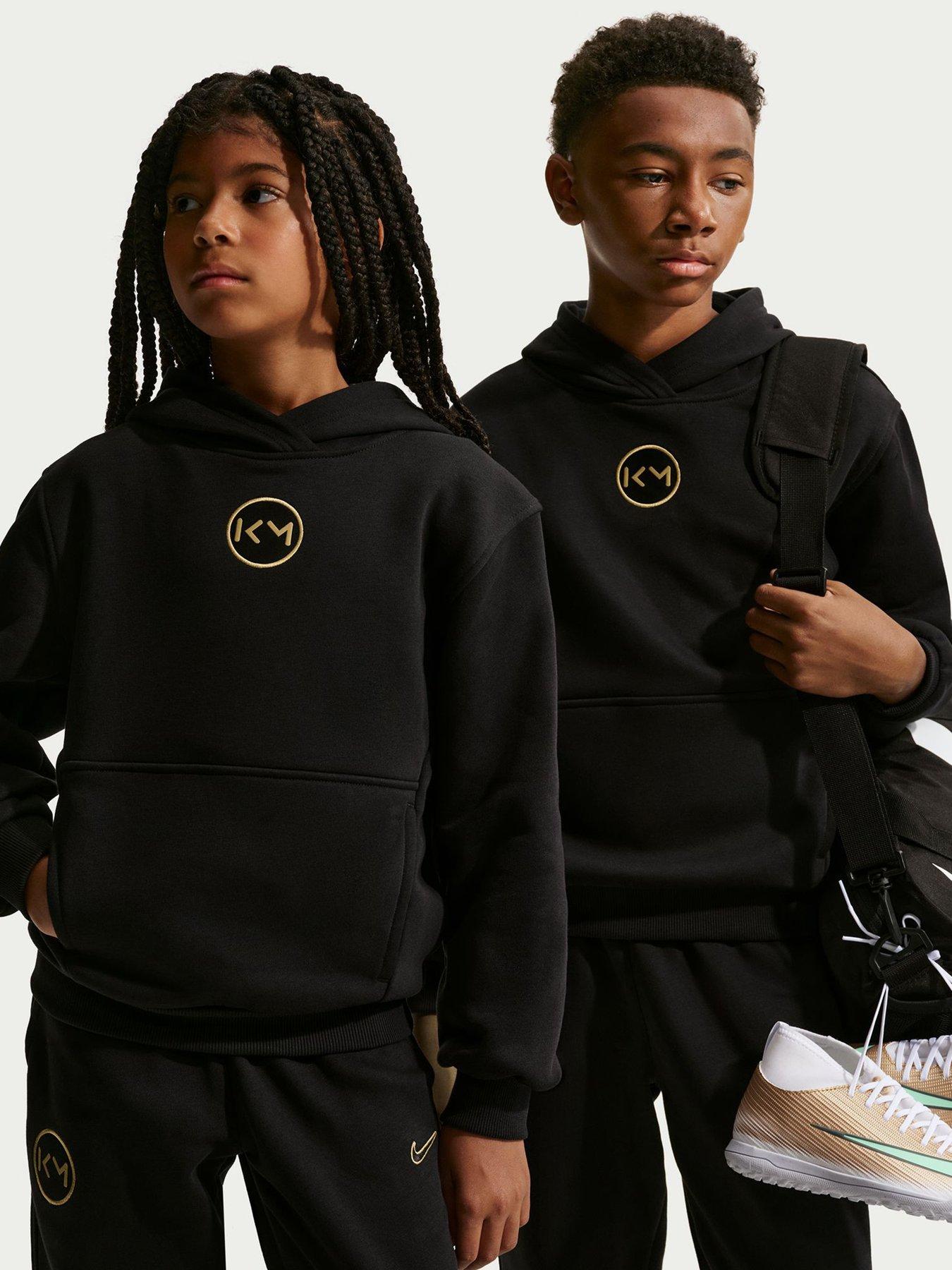 Nike Junior Mbappe Academy Club Fleece Hoodie - Black