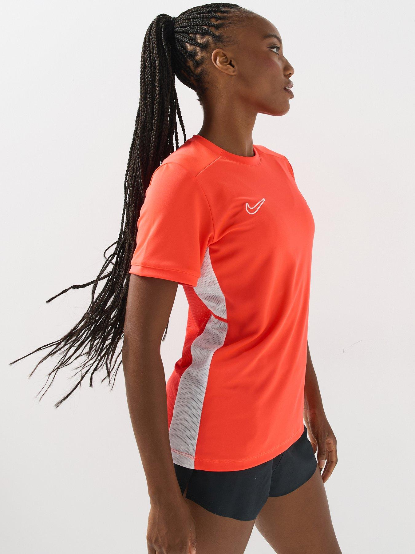 Nike Womens Nike Dri-fit Academy25 Short Sleeve Top - White