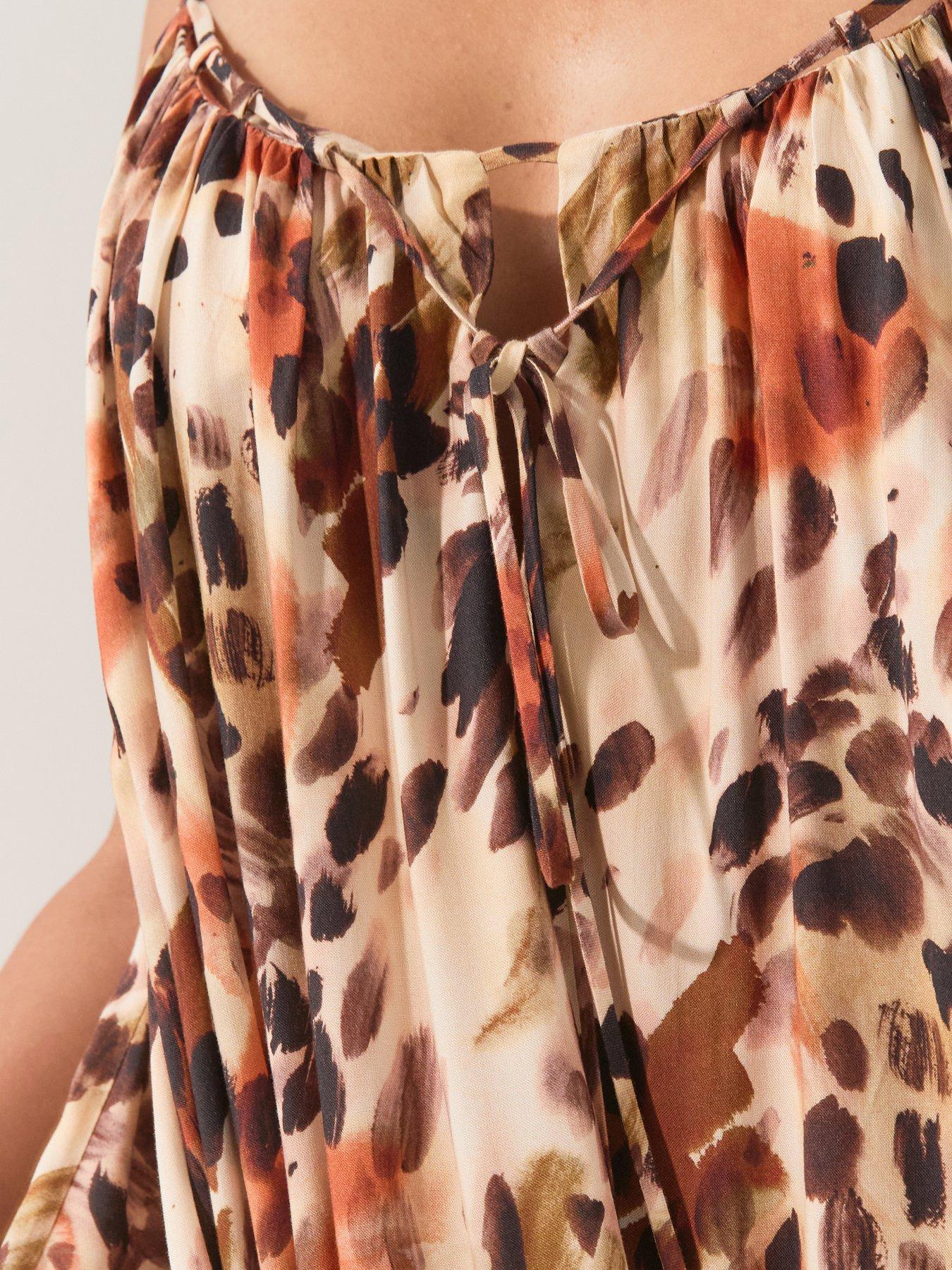 Image 4 of 6 of The Very Collection Tiered Mini Beach Dress
