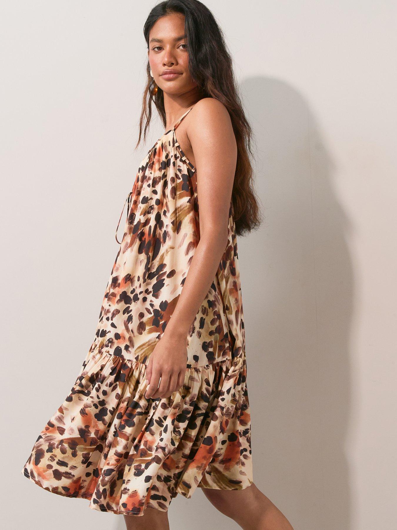 Image 5 of 6 of The Very Collection Tiered Mini Beach Dress