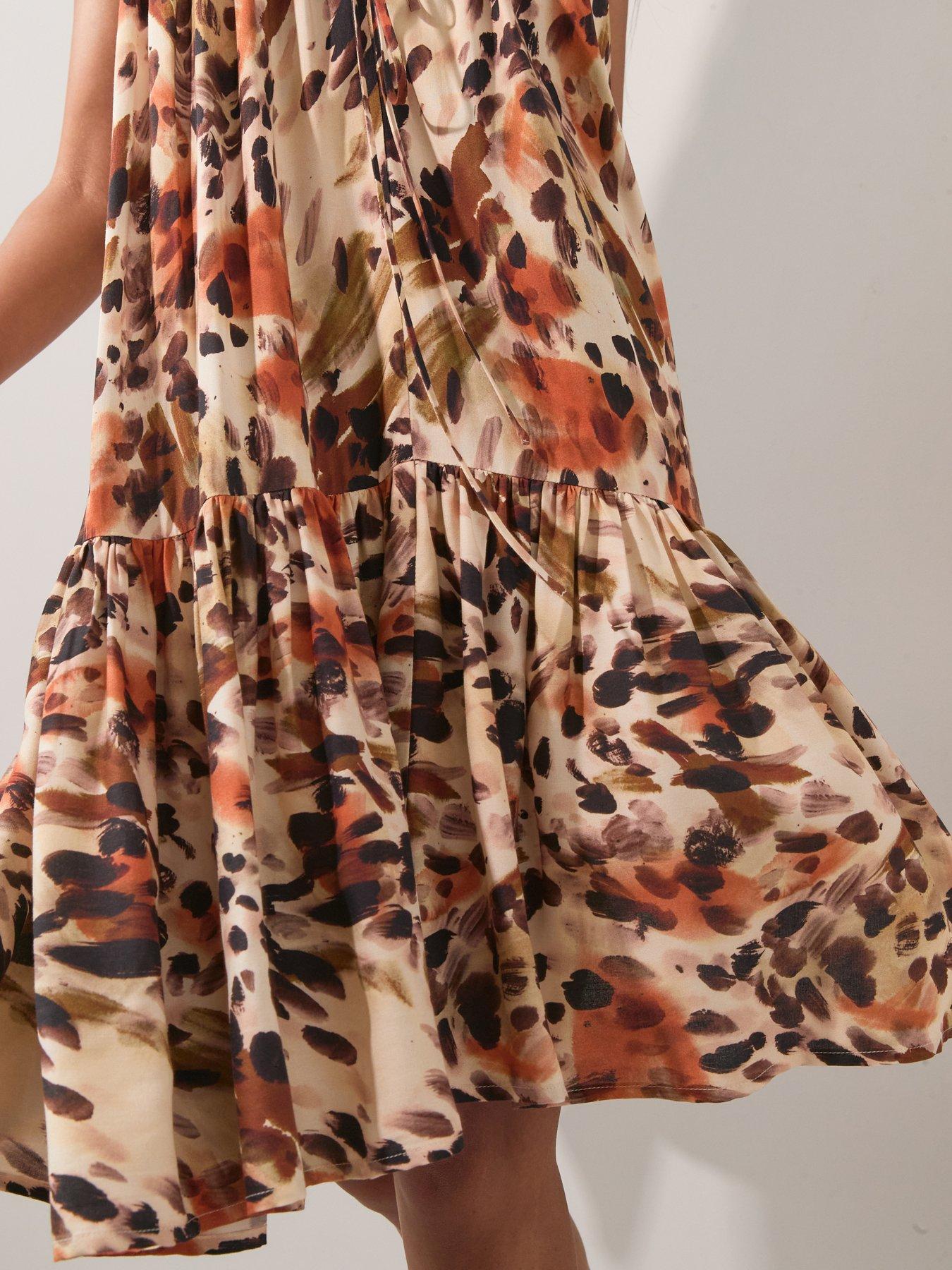 Image 6 of 6 of The Very Collection Tiered Mini Beach Dress