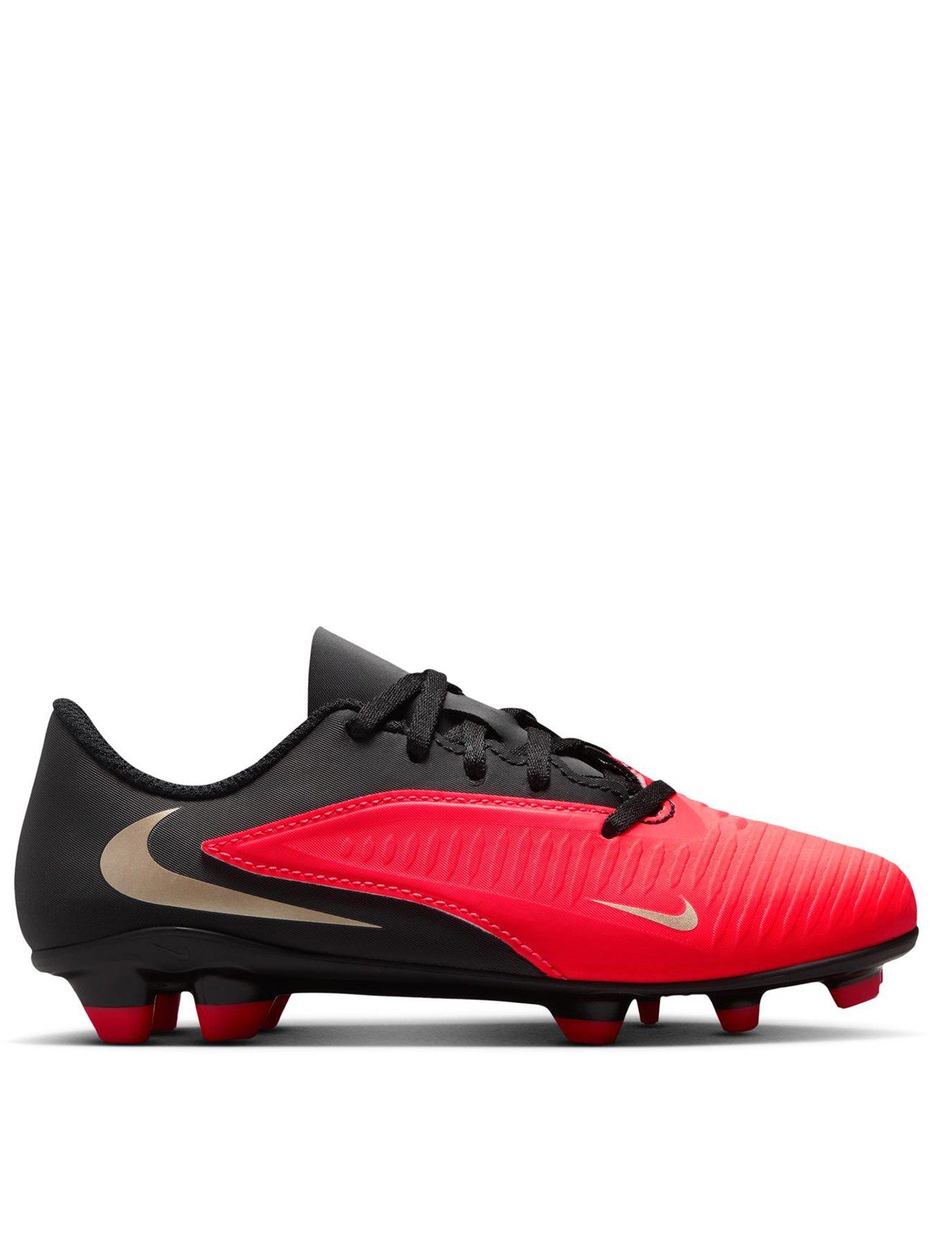 Nike Big Kids' Phantom 6 Low Club Multi Ground Football Boots - Black