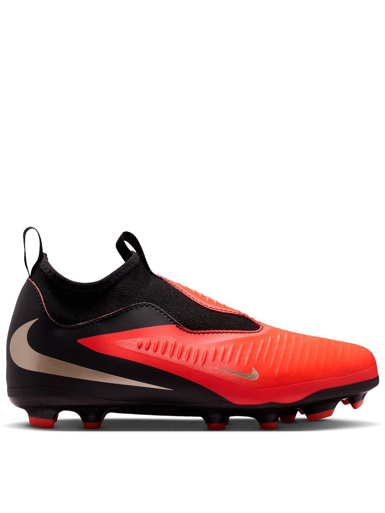 Nike Big Kids' Phantom 6 High Academy Multi Ground Football Boots - Black