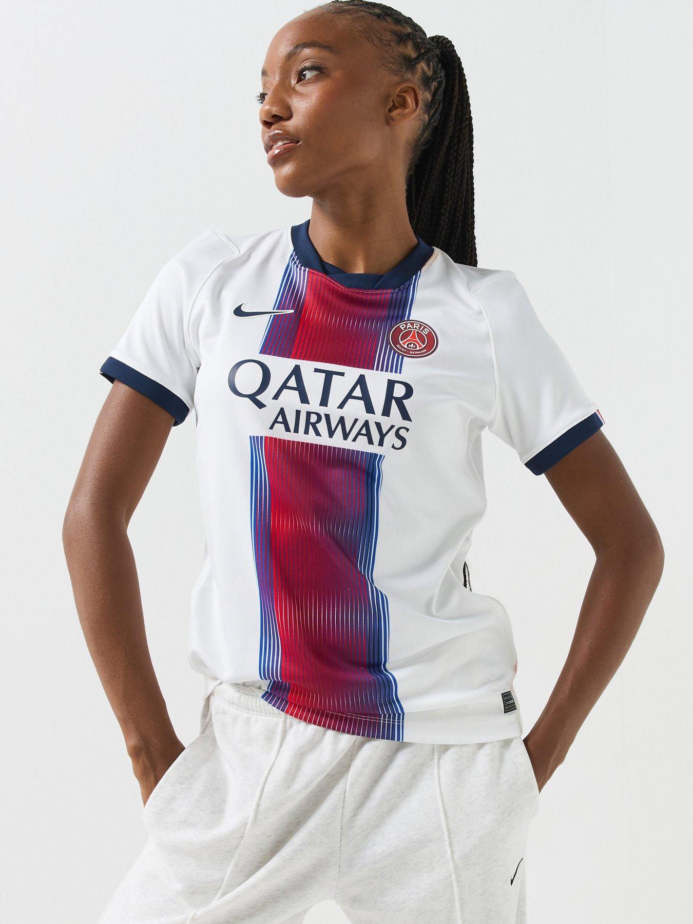 Nike Womens Psg 26/27 Dri-fit Away Stadium Short Sleeve Replica Jersey