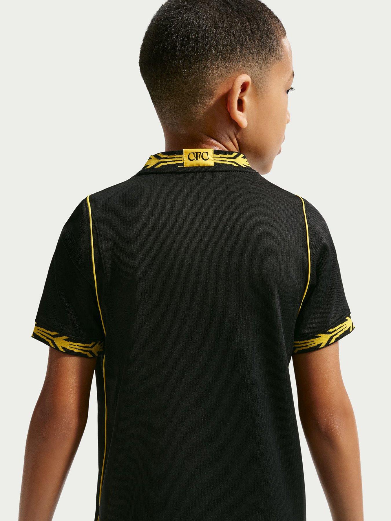 Image 2 of 7 of Nike Junior Chelsea 26/27 Dri-Fit Away Stadium Short Sleeve Replica Jersey - Black