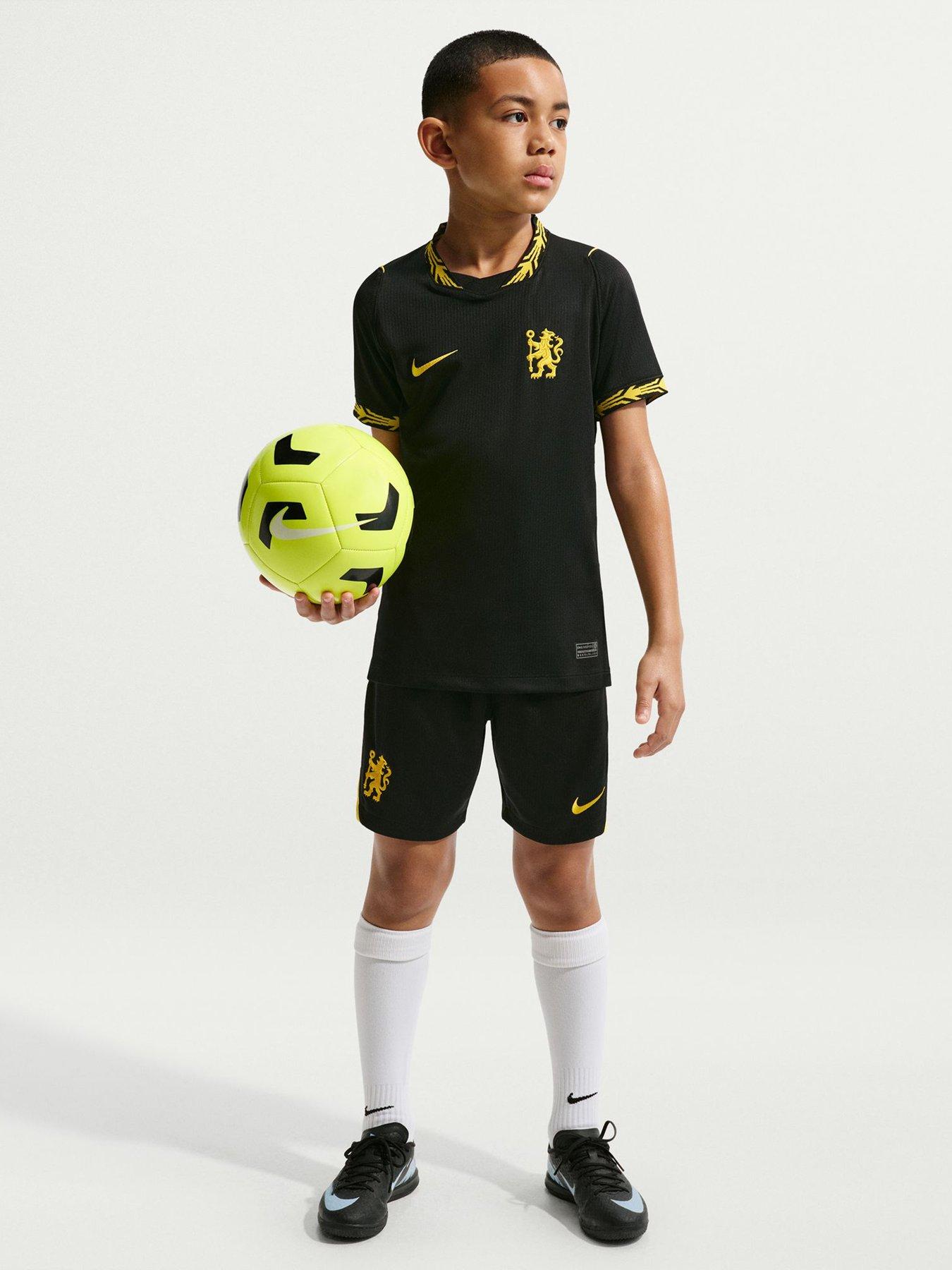 Image 7 of 7 of Nike Junior Chelsea 26/27 Dri-Fit Away Stadium Short Sleeve Replica Jersey - Black