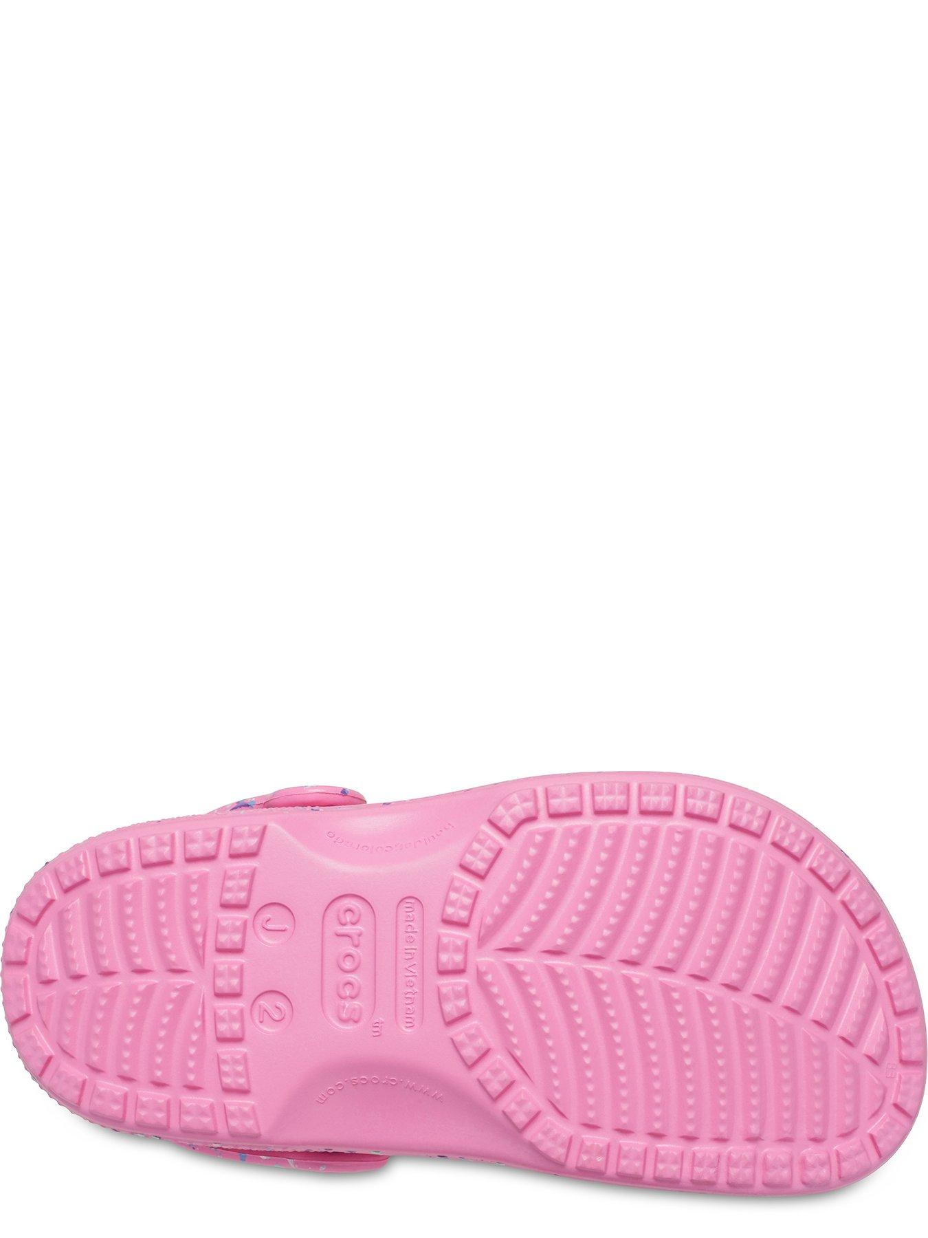 Image 5 of 6 of Crocs Kids Classic Paint Splatter Clog - Pink
