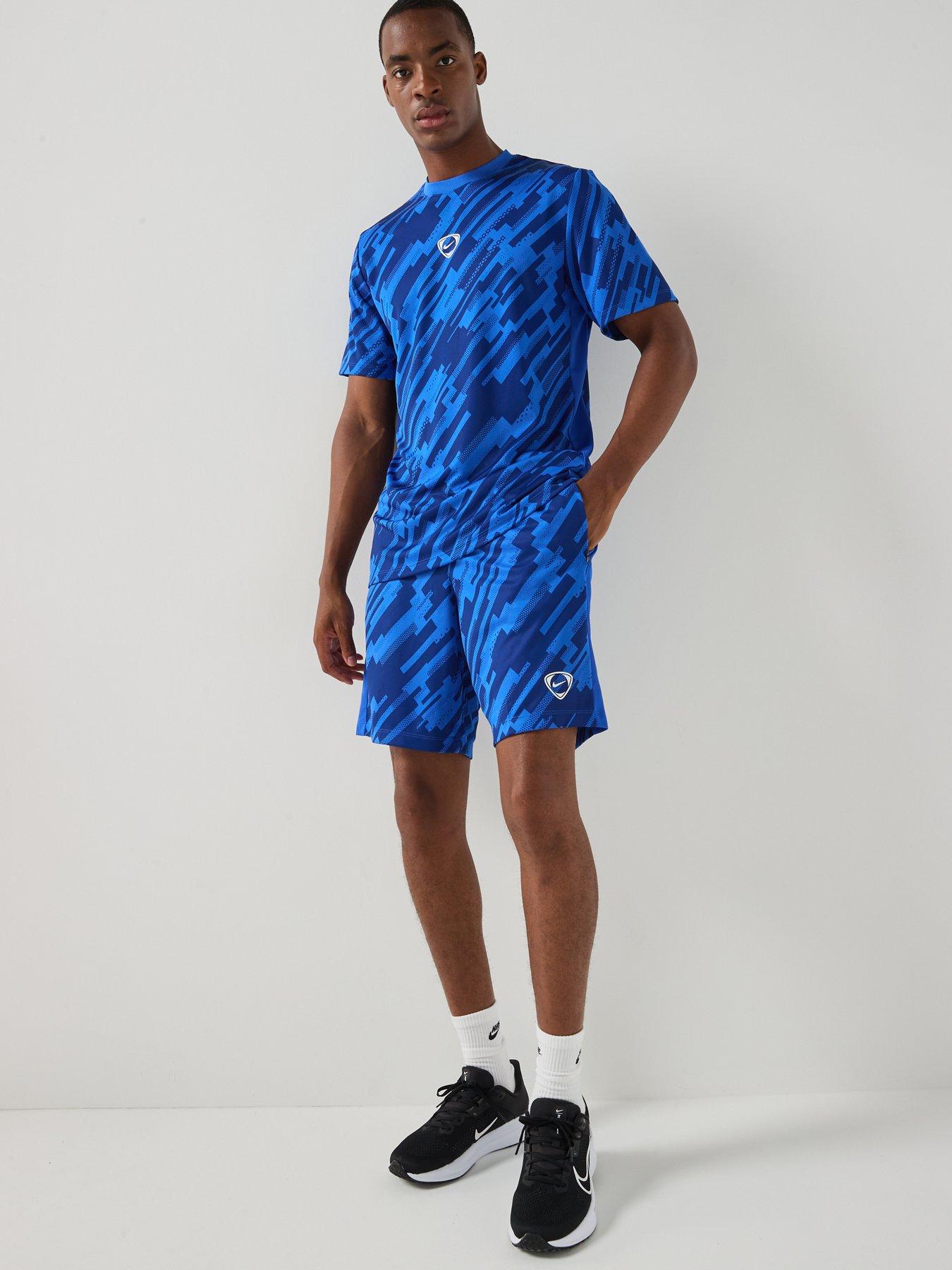Image 3 of 7 of Nike Mens Dri-Fit Academy Short - Blue