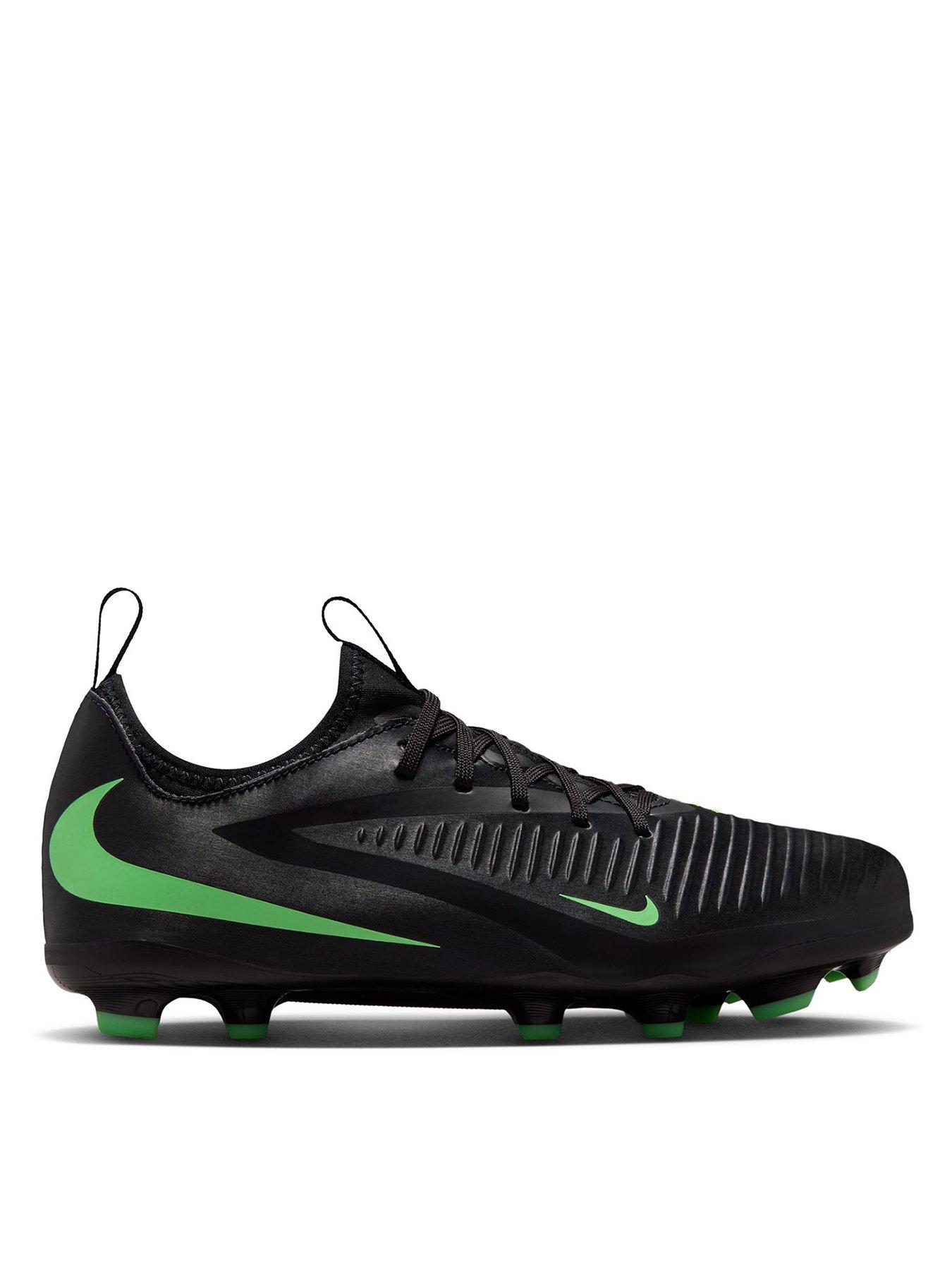Nike Junior Phantom 6 Low Academy Firm/Multi Ground Football Boots - Black