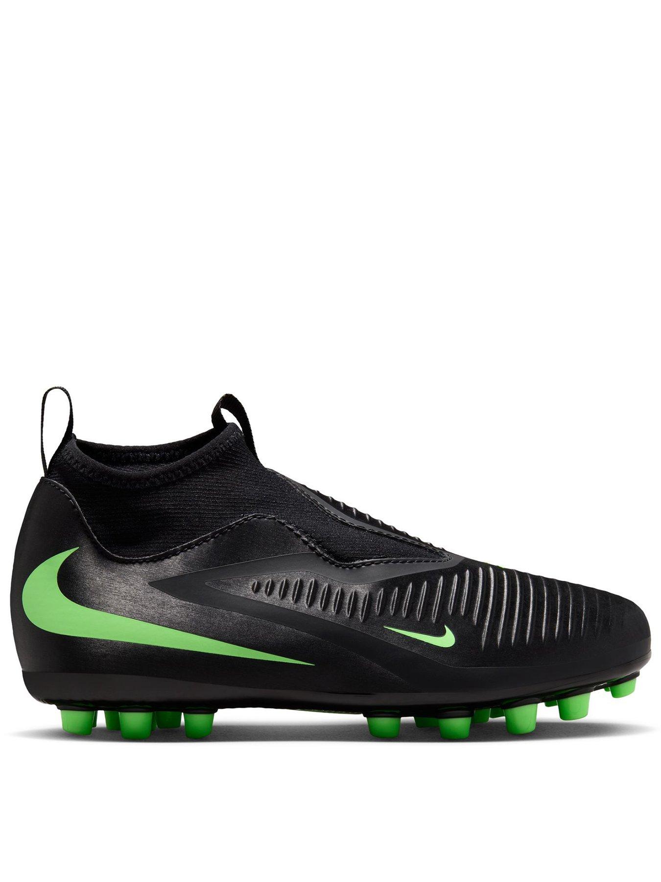 Nike Junior Phantom 6 High Academy All Ground Football Boots - Black
