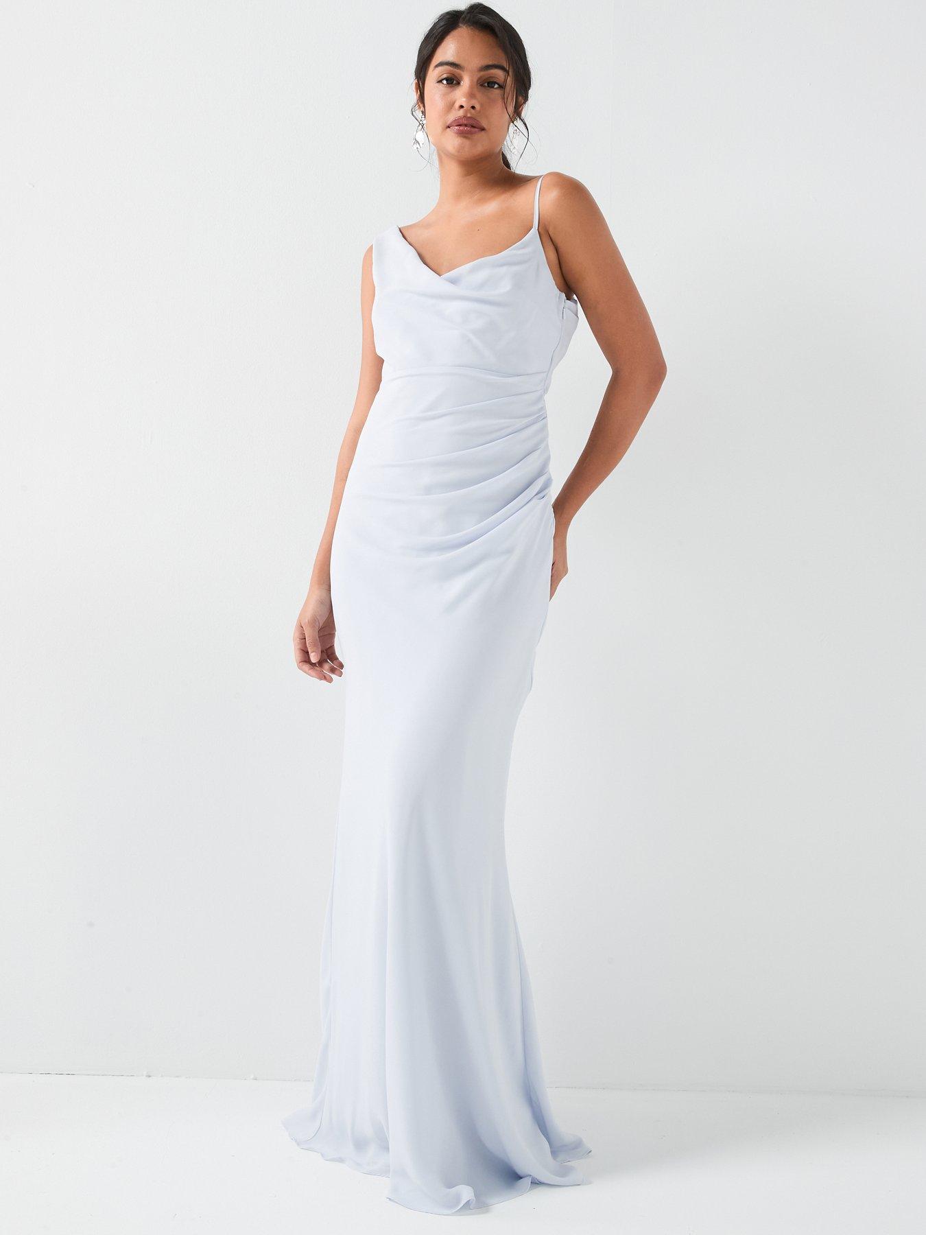 six-stories-cowl-front-asymmetrical-crepe-bridesmaid-dress-blue