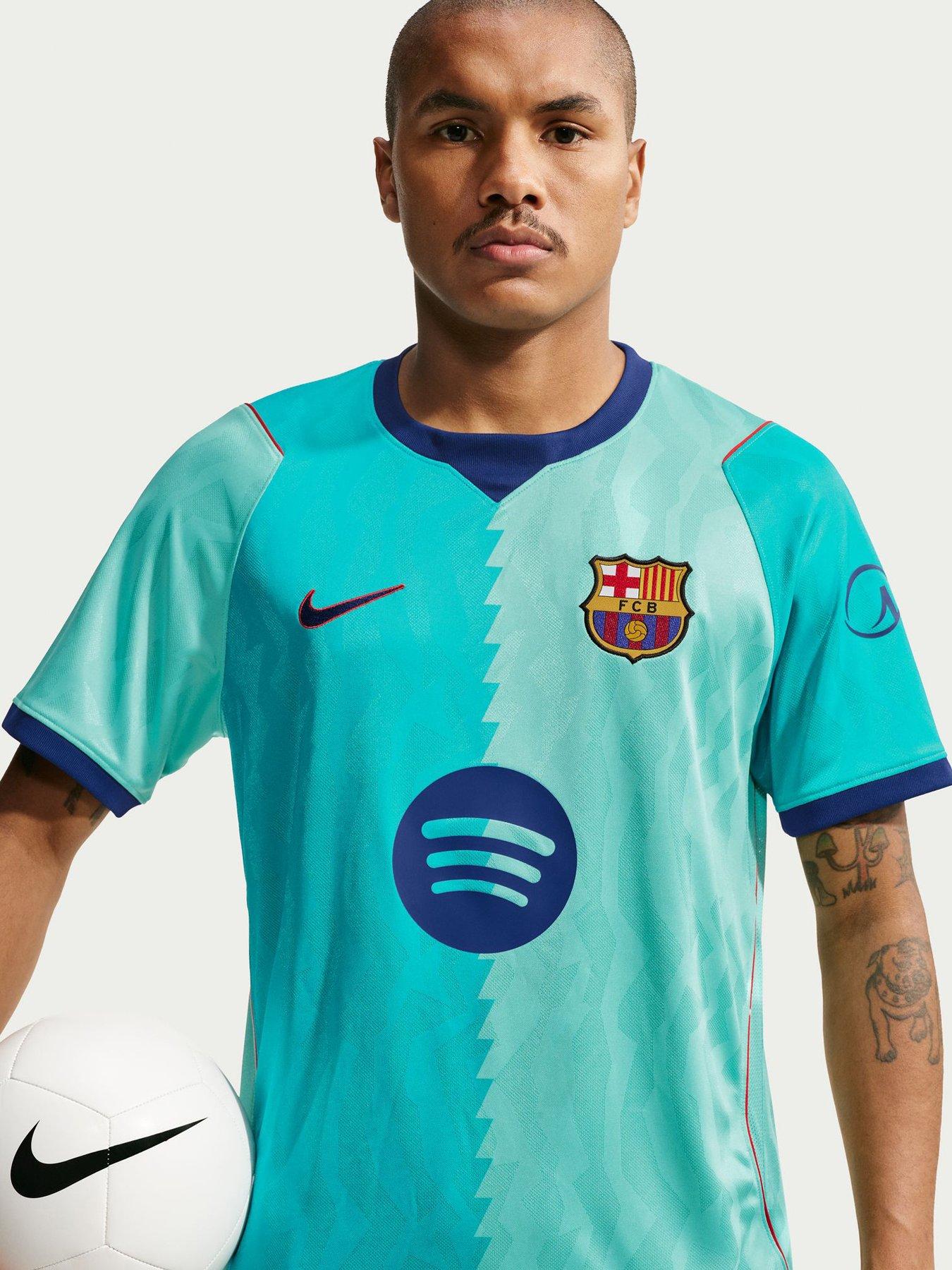 Image 1 of 6 of Nike Mens Fc Barcelona 26/27 Dri-fit Third Stadium Short Sleeve Replica Jersey