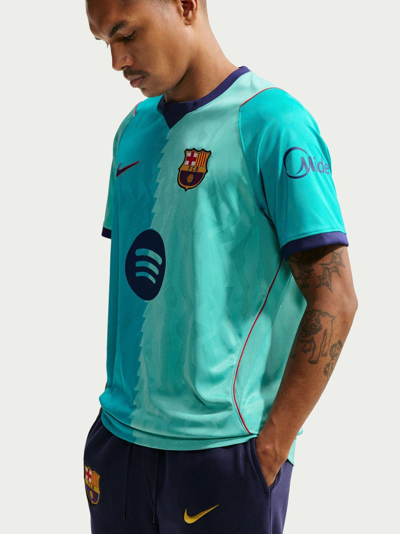 Image 4 of 6 of Nike Mens Fc Barcelona 26/27 Dri-fit Third Stadium Short Sleeve Replica Jersey