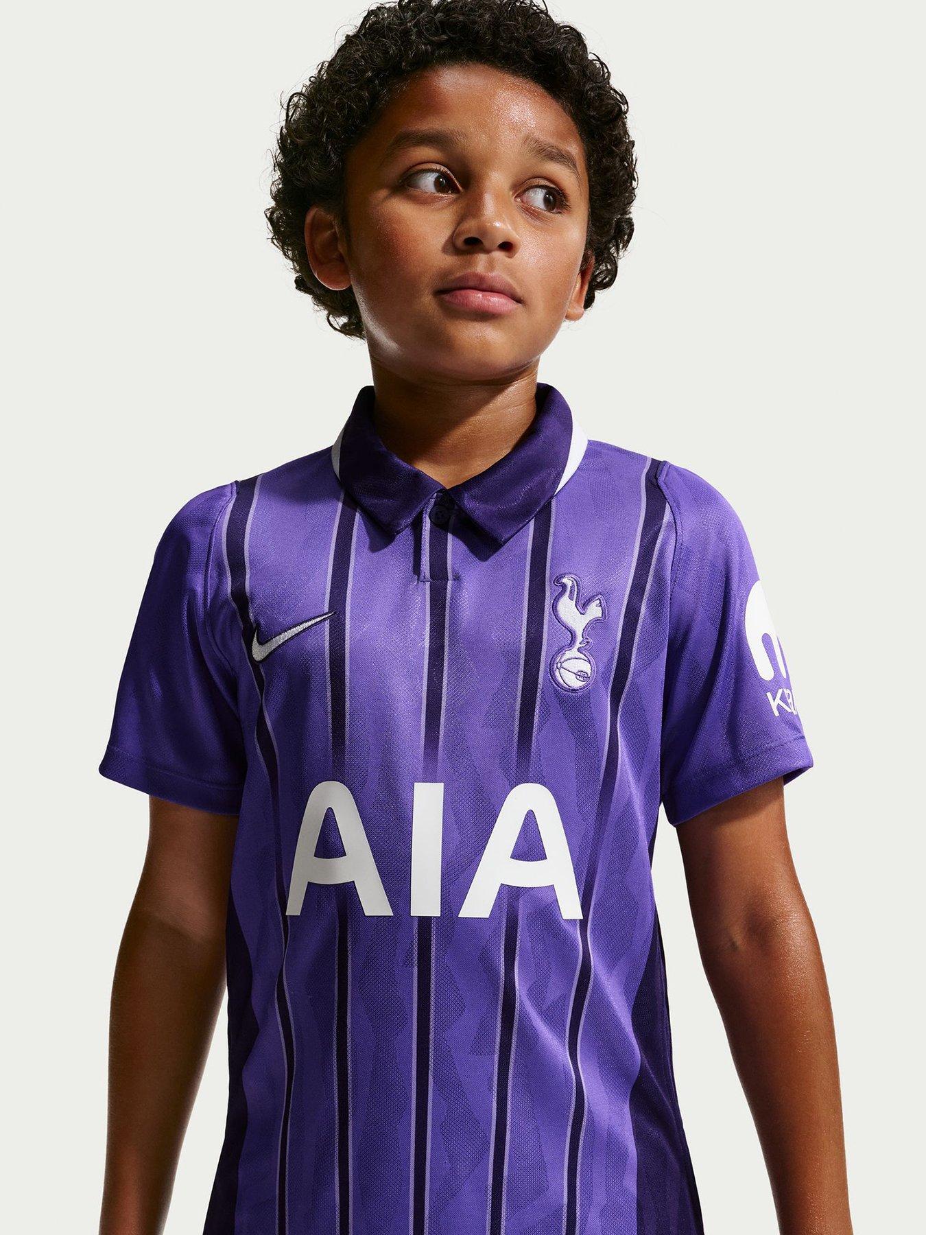 Image 1 of 7 of Nike Boys Tottenham Hotspur 26/27 Dri-FIT Third Replica Jersey - Purple