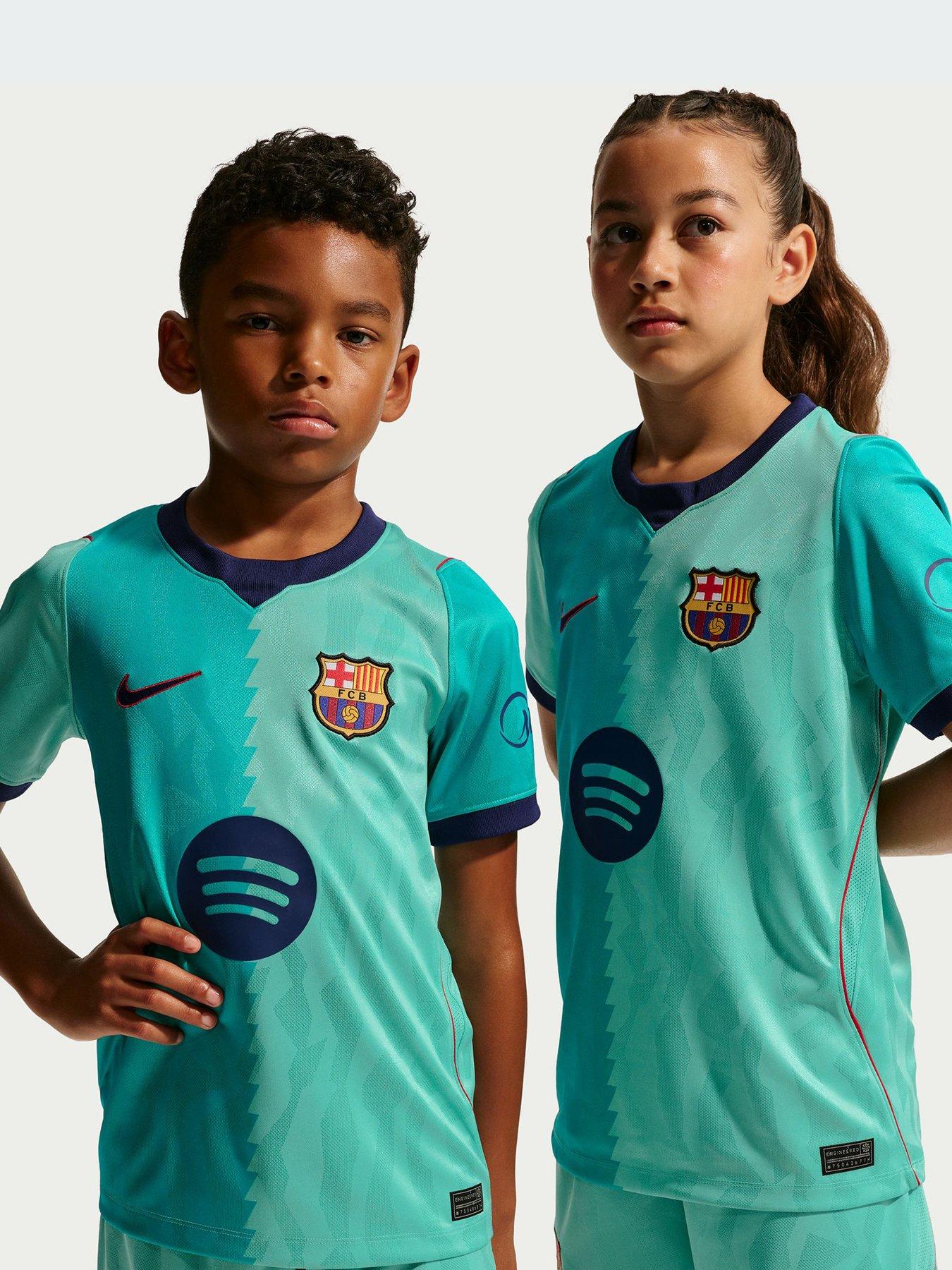 Image 1 of 6 of Nike Junior Fc Barcelona 26/27 Dri-fit Third Stadium Short Sleeve Replica Jersey