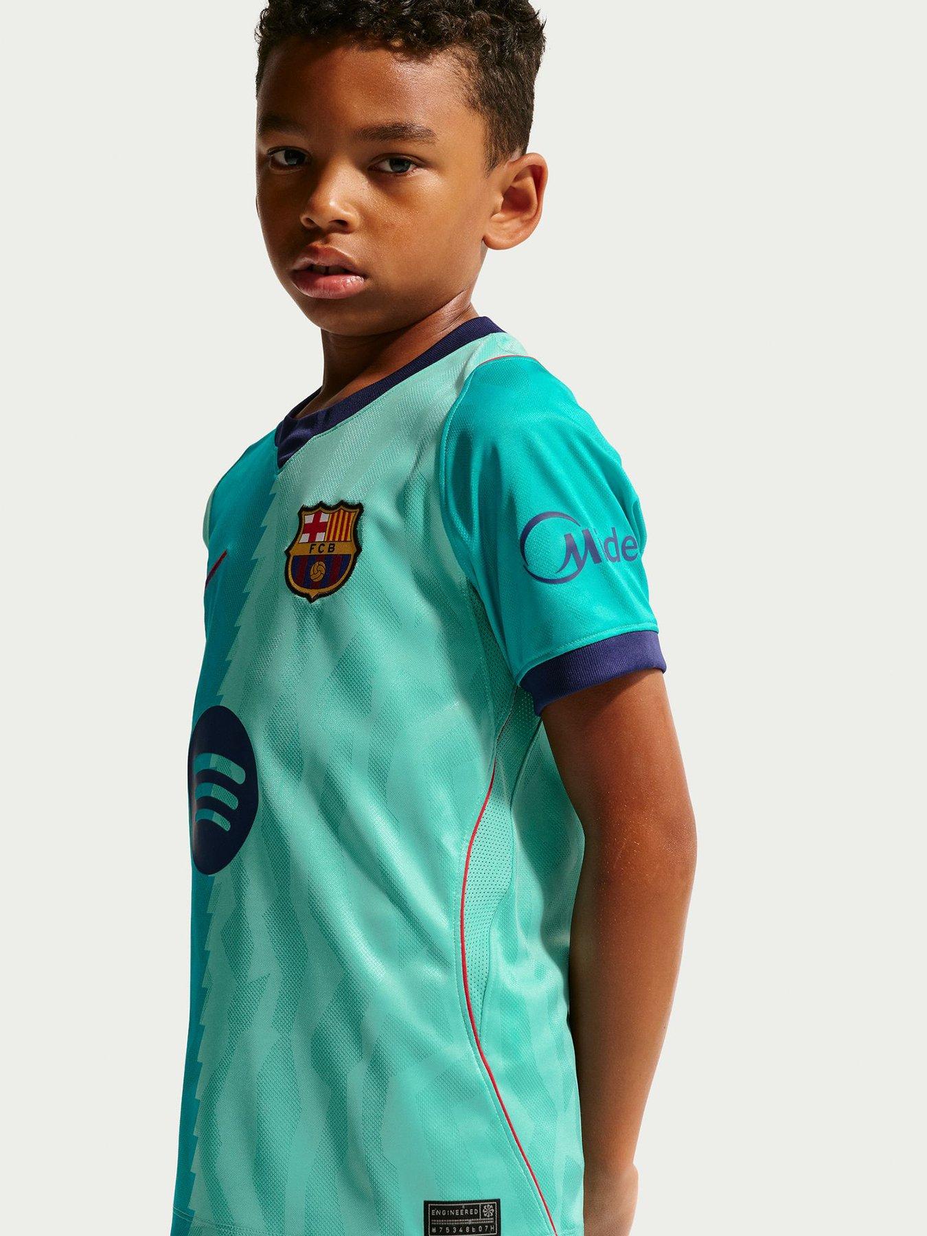 Image 4 of 6 of Nike Junior Fc Barcelona 26/27 Dri-fit Third Stadium Short Sleeve Replica Jersey