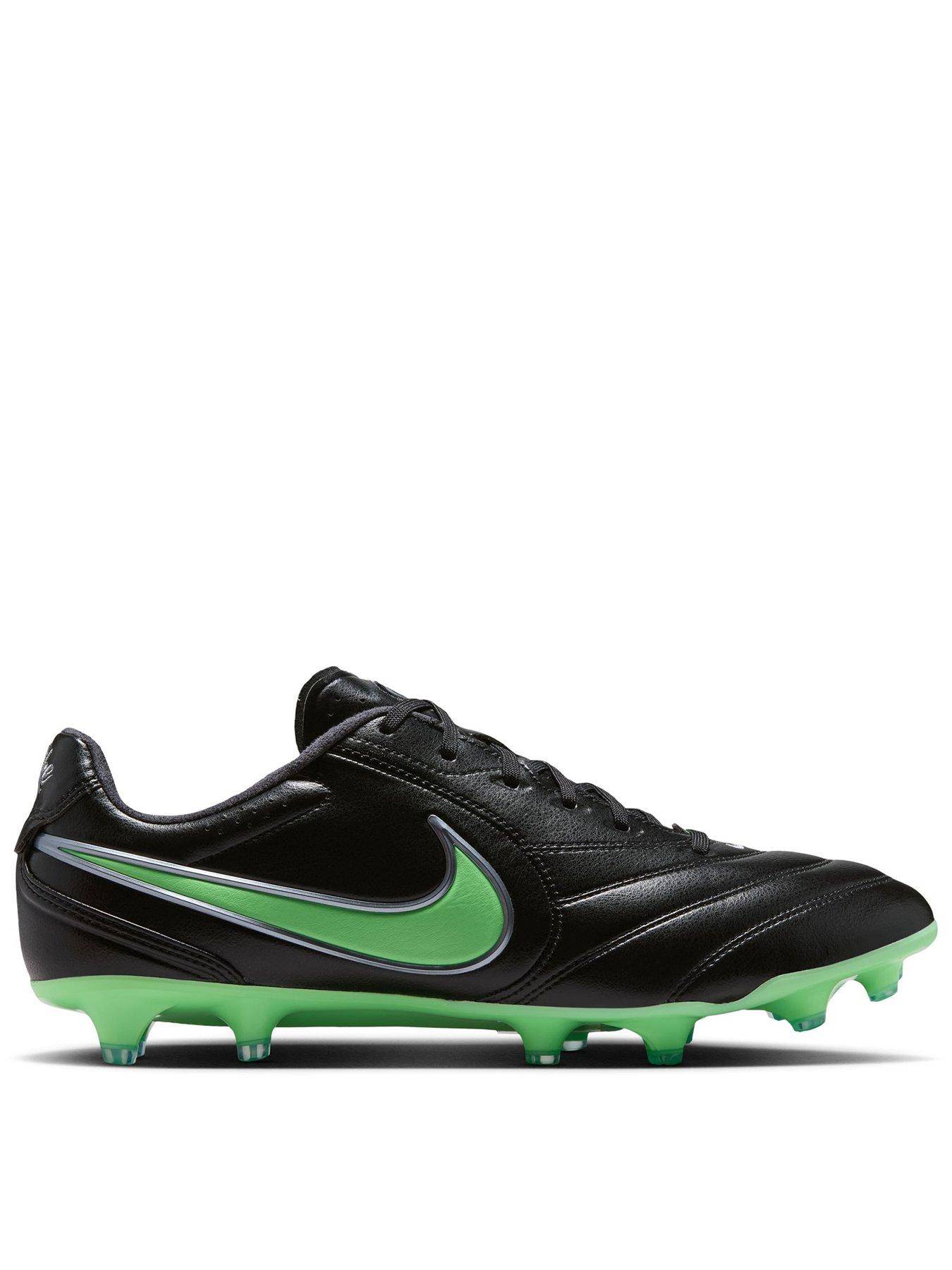 Nike Mens Tiempo Ligera Pro Firm Ground Football Boots - Black