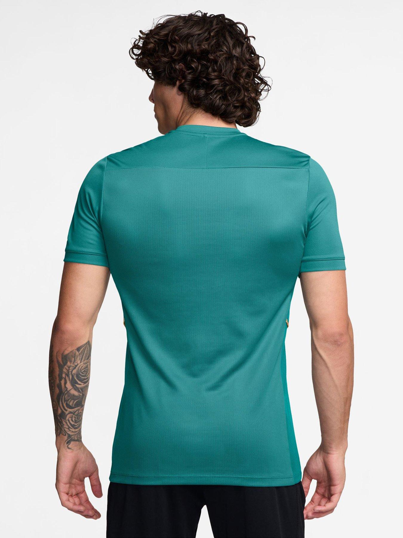 Image 2 of 3 of Nike Mens Dri-Fit Academy25 Short Sleeve T-Shirt - Green