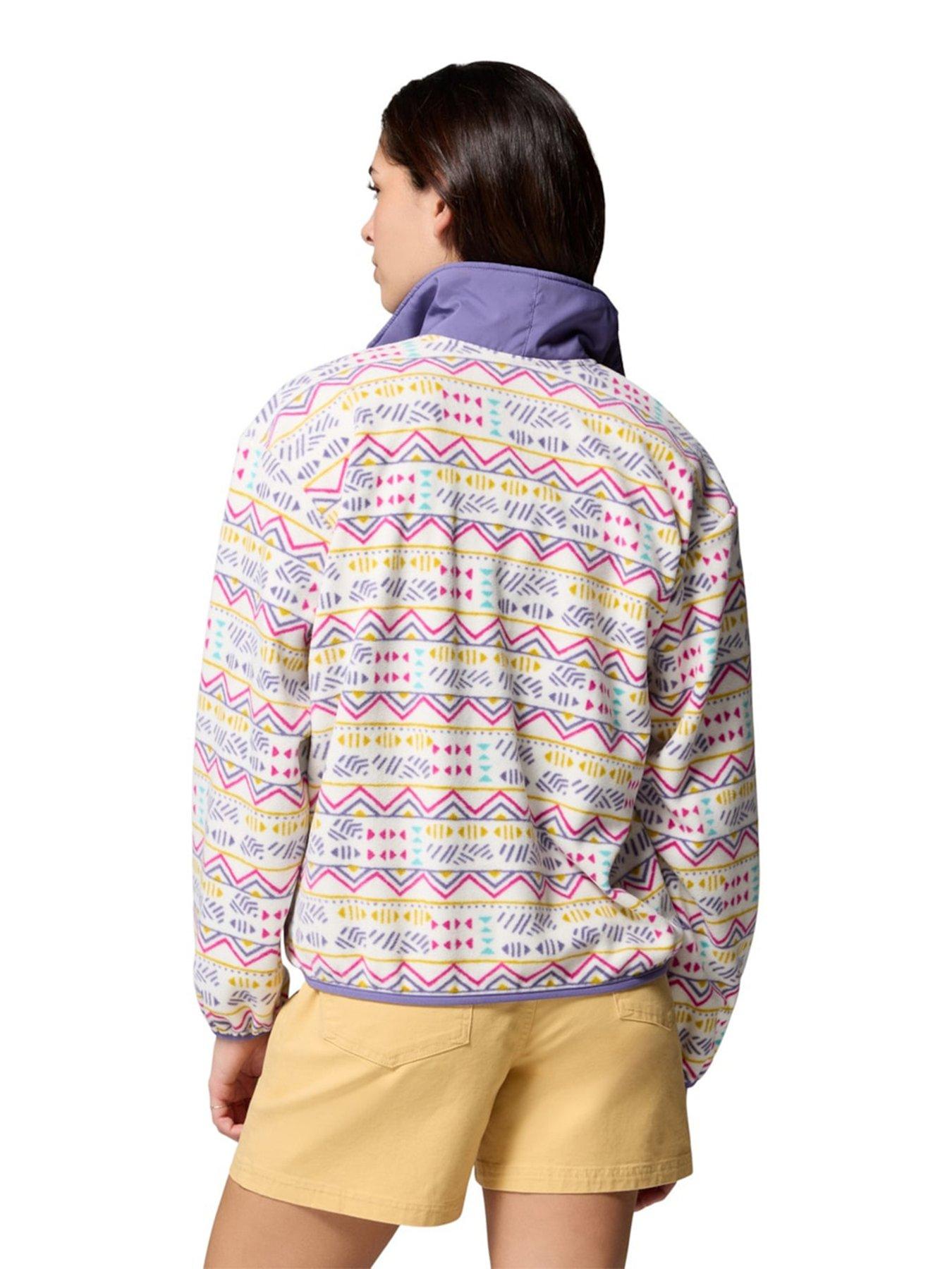 columbia-womens-sequoia-grove-printed-half-zip-white-printstillFront