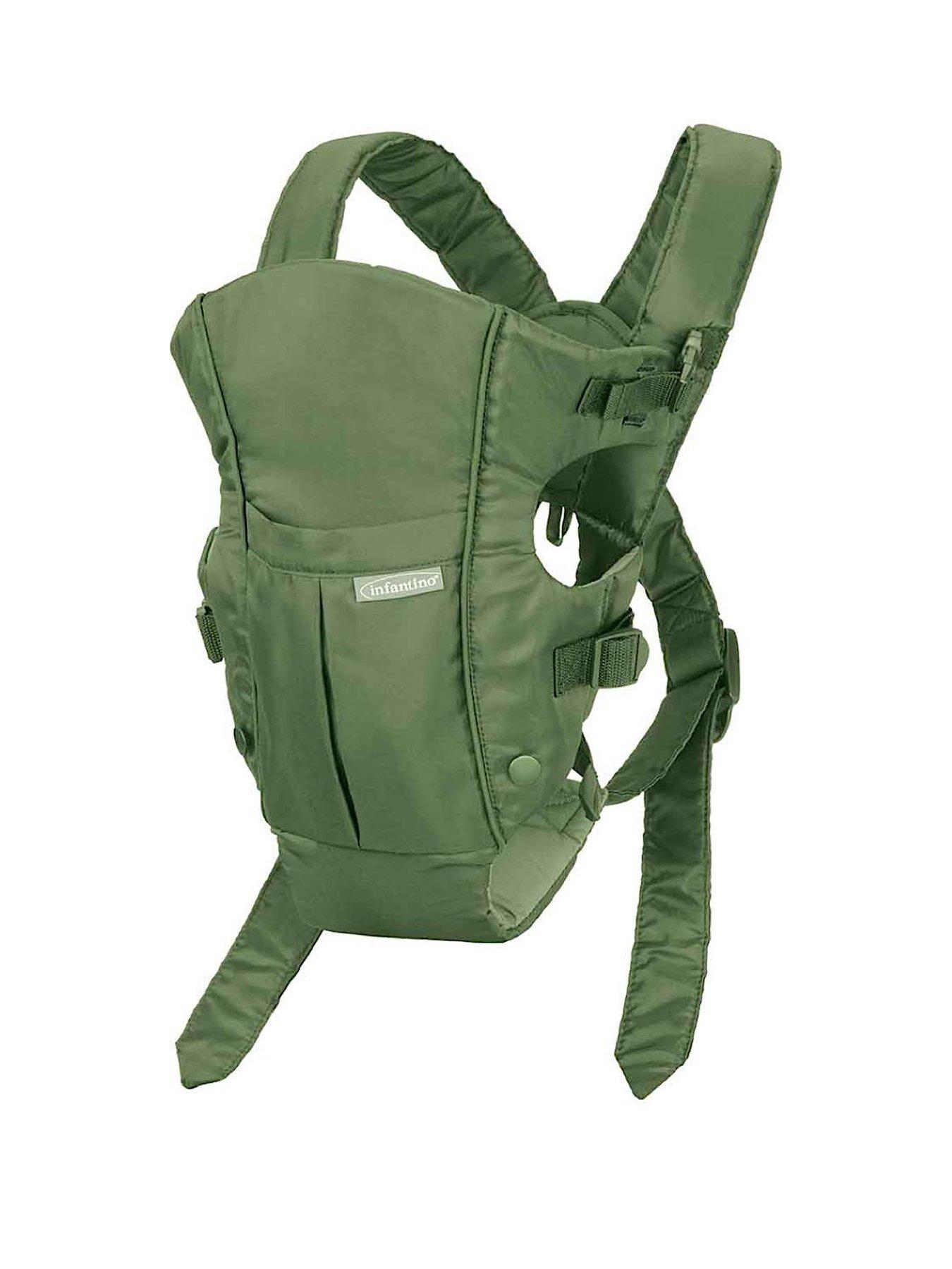 infantino-swift-classic-with-bib-carrier-olive-green
