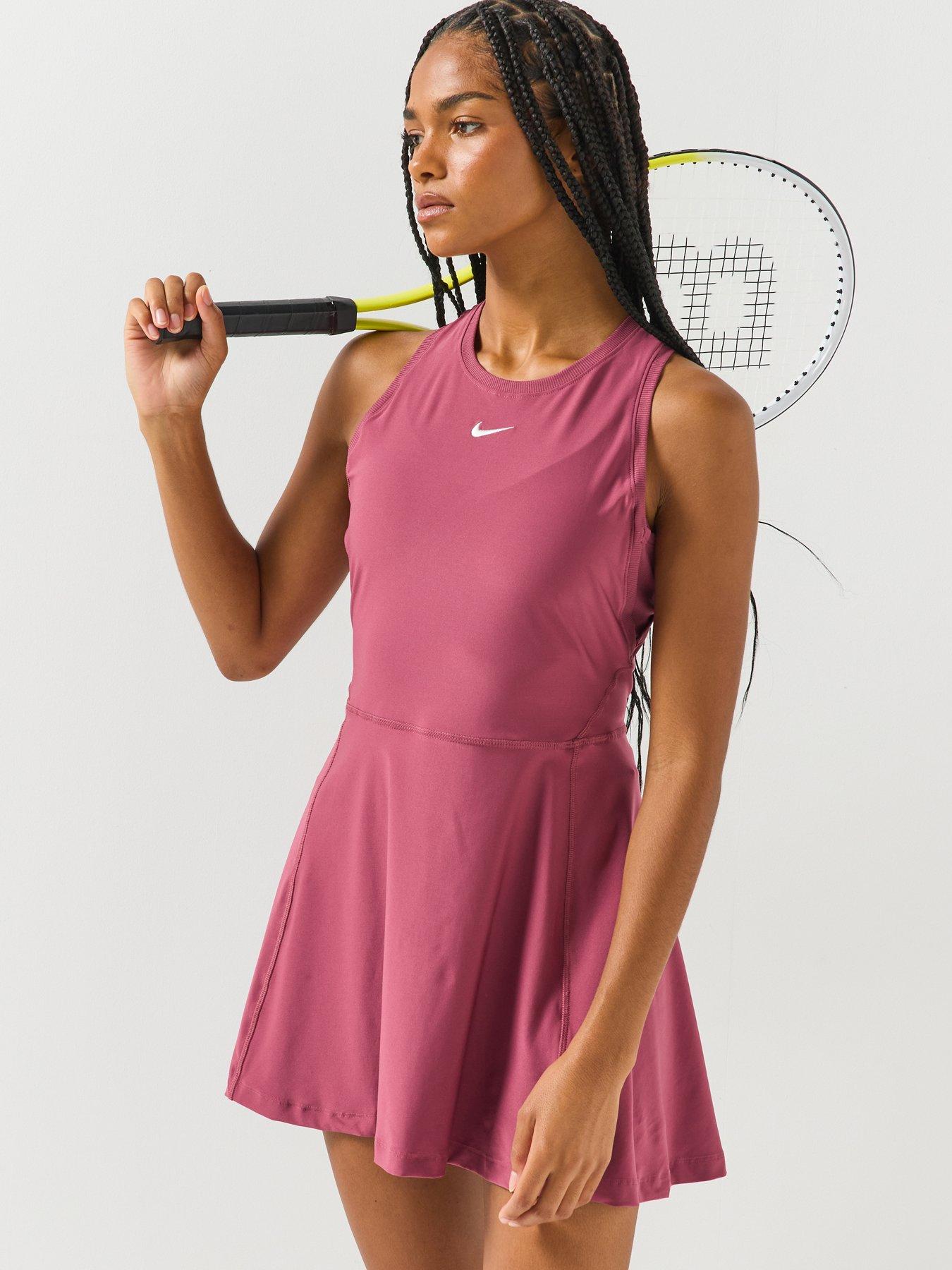 Nike Womens Tennis Victory Dri-Fit Dress - Pink