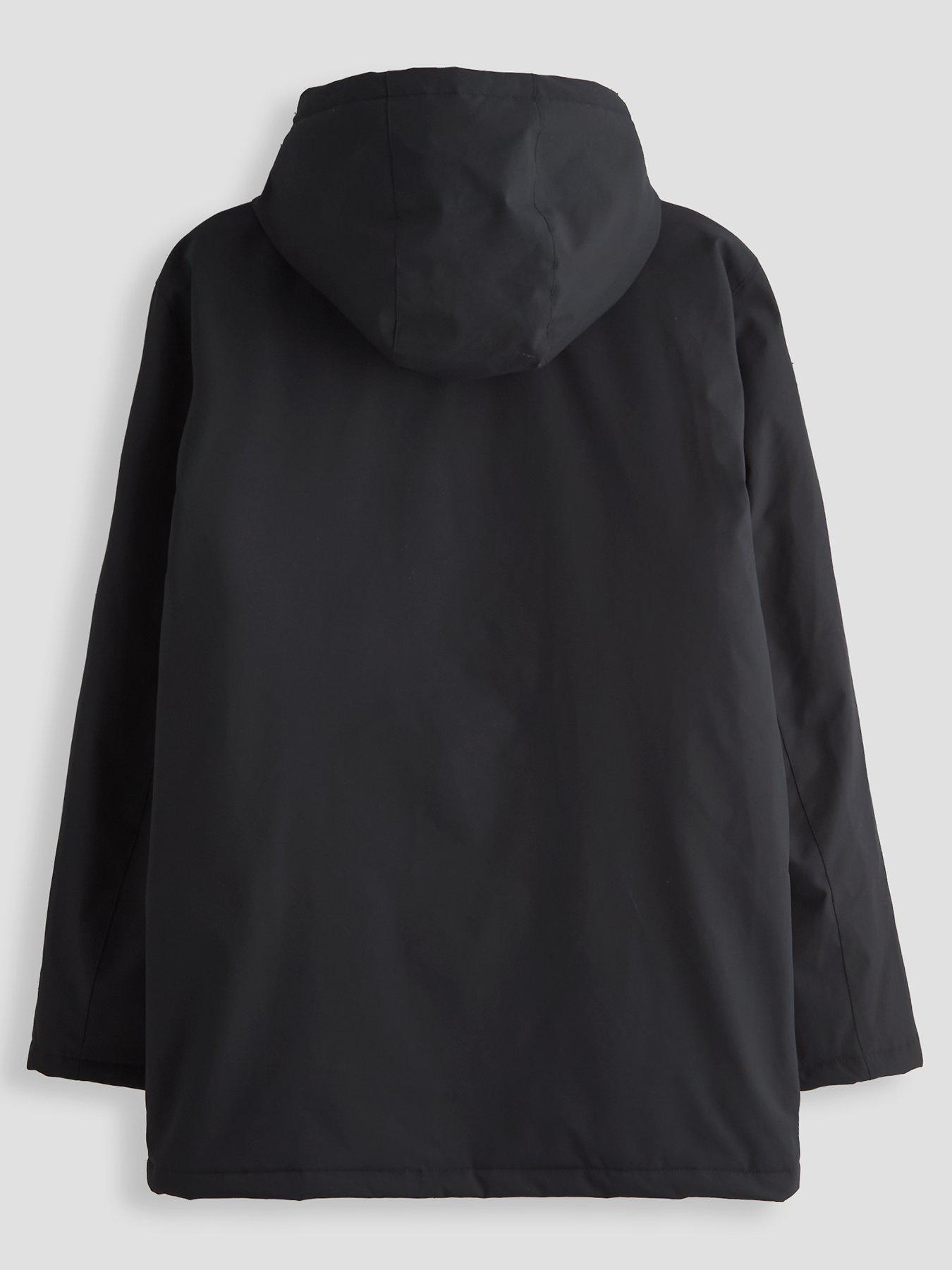 Image 2 of 6 of The Very Collection Boys Shower Resistant Parker Coat (3-16 years) - Black