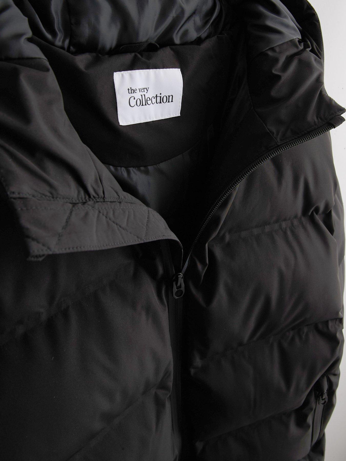 Image 3 of 6 of The Very Collection Boys Heavyweight Padded Coat (3-16 years) - Black