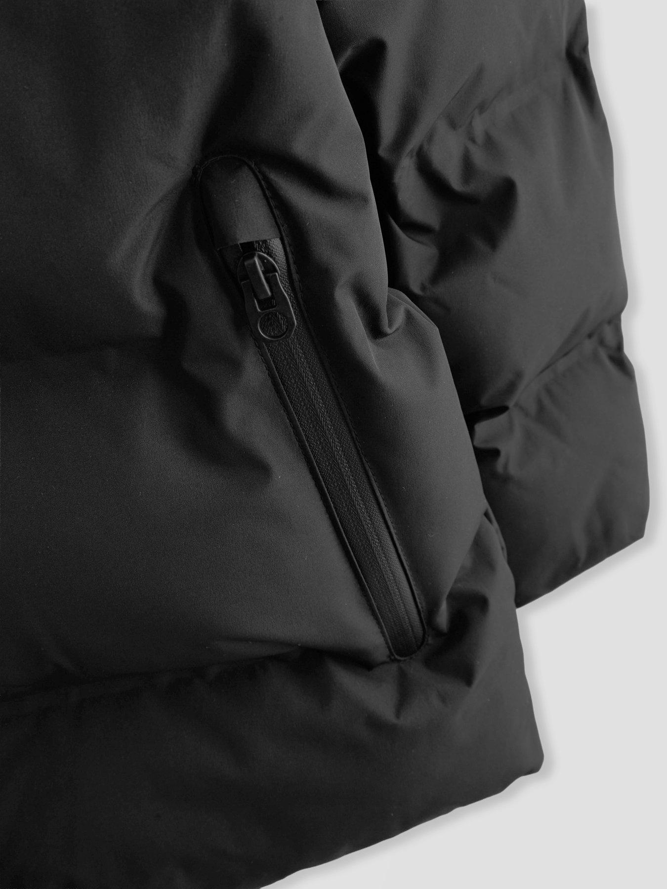 Image 4 of 6 of The Very Collection Boys Heavyweight Padded Coat (3-16 years) - Black