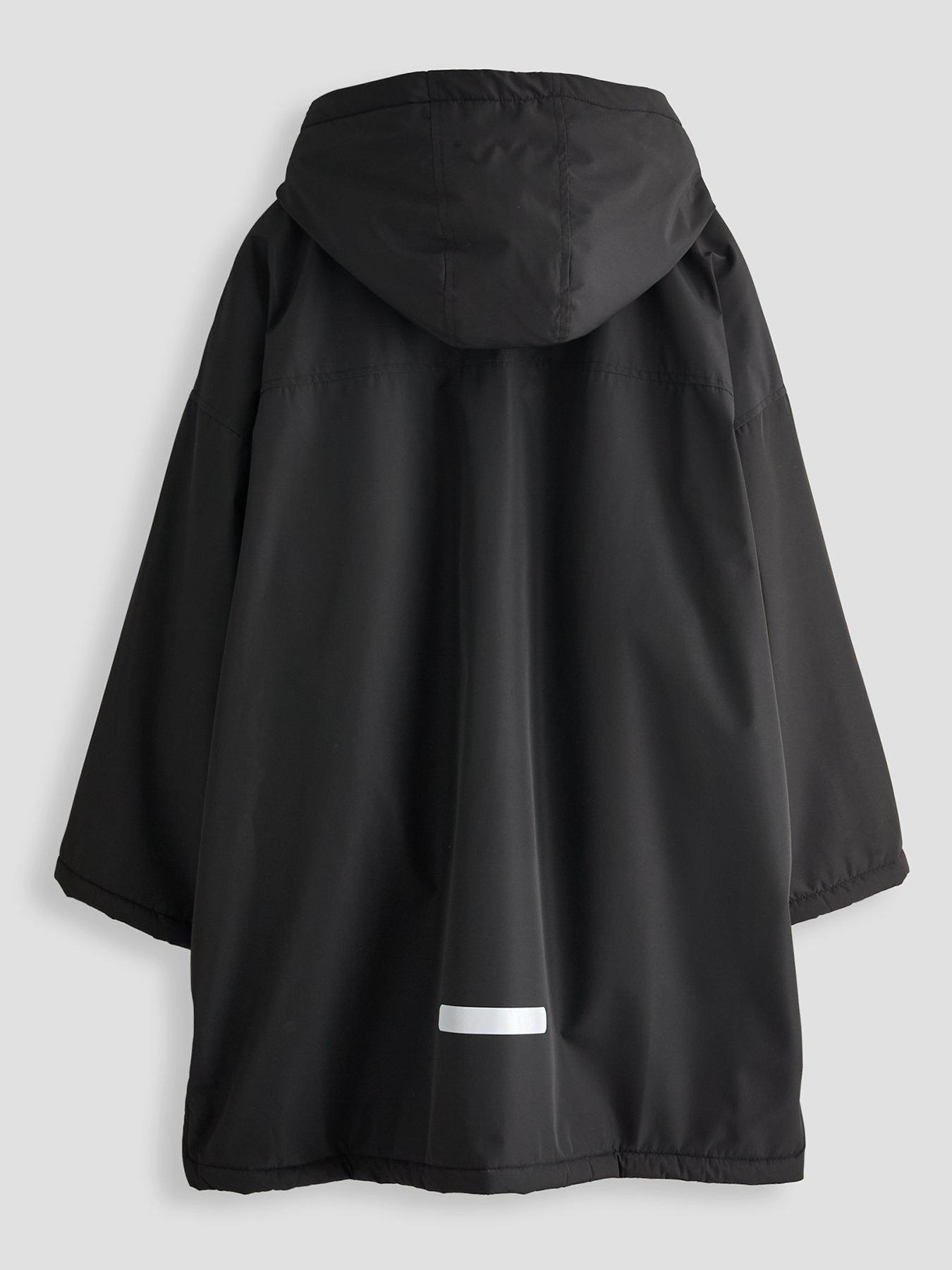 Image 2 of 6 of The Very Collection Boys Changing Outdoor Robe (3-13 years) - Black