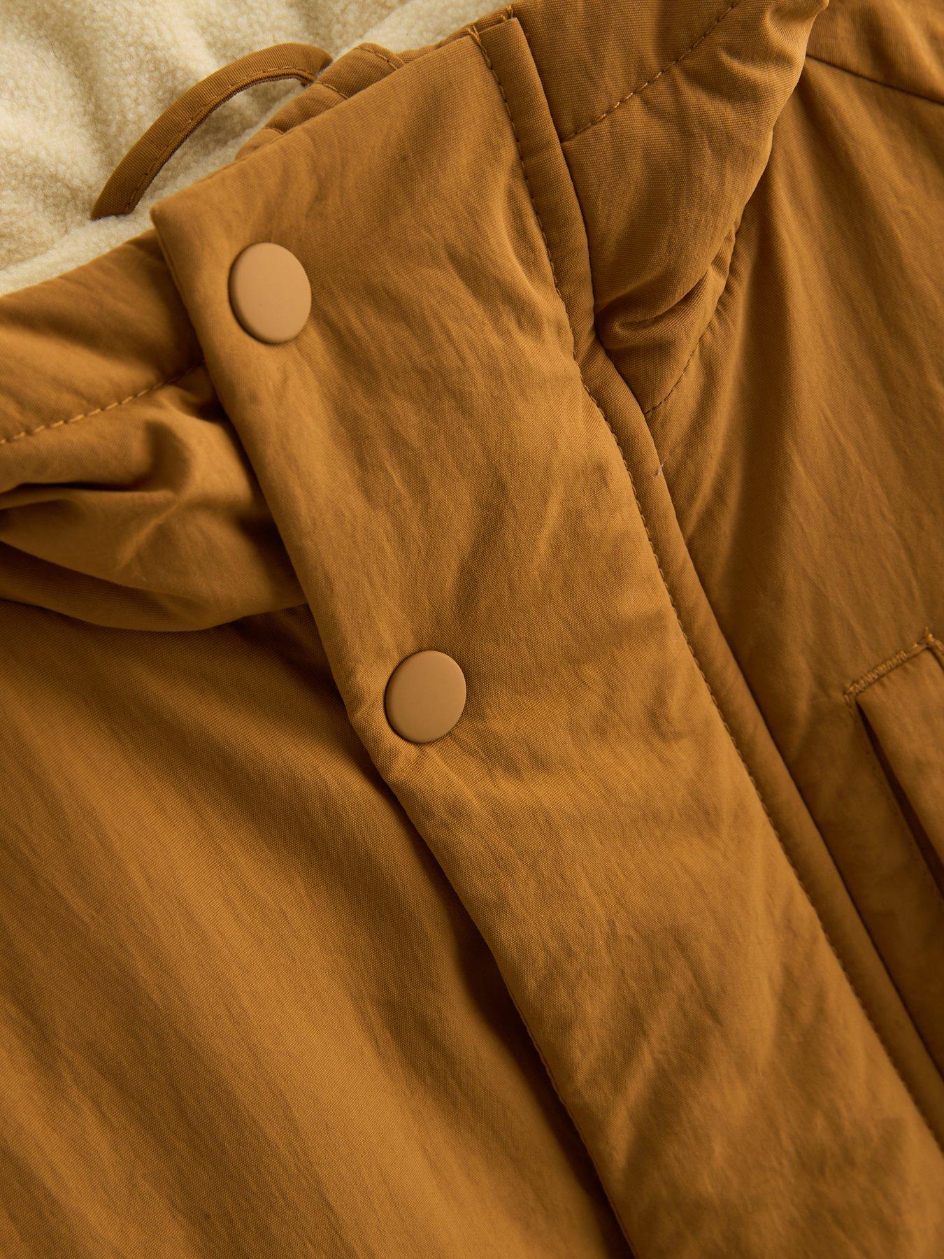 Image 3 of 6 of The Very Collection Boys Fleece Lined Fur Hood Parka (9 months - 7 years) - Khaki