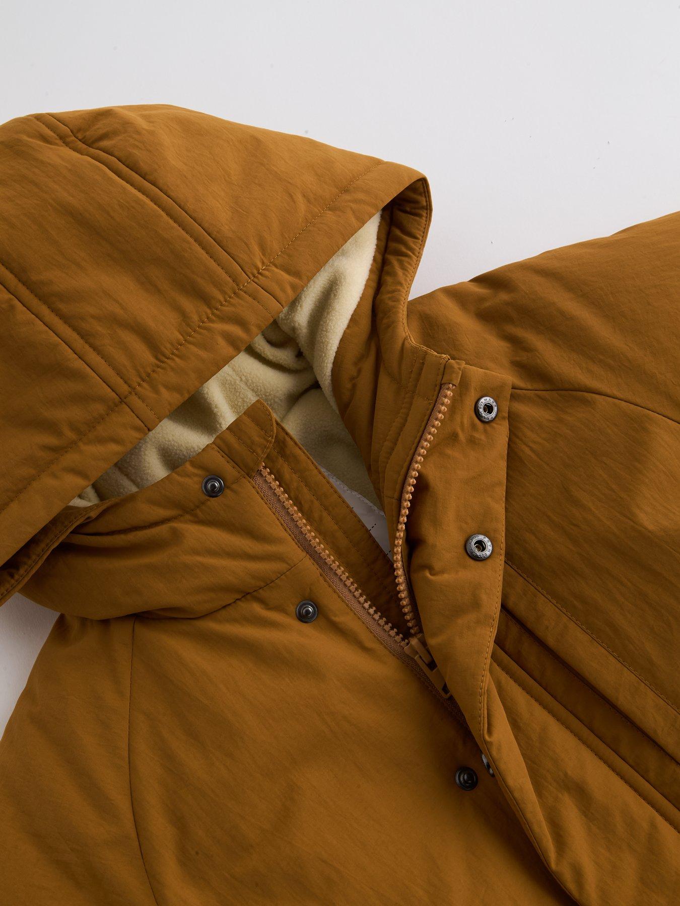 Image 6 of 6 of The Very Collection Boys Fleece Lined Fur Hood Parka (9 months - 7 years) - Khaki