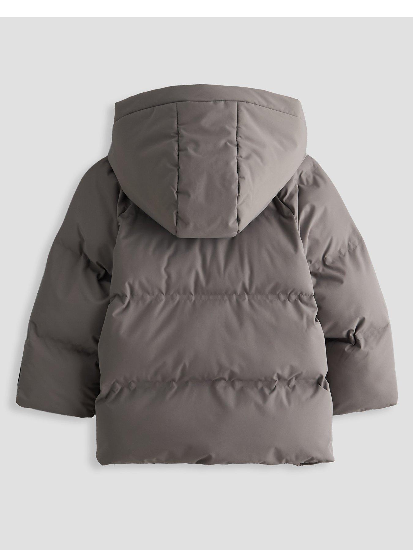 Image 2 of 6 of The Very Collection Boys Water Resistant Heavy Weight Coat With Waterproof Zipper (9 months - 7 years) - Grey