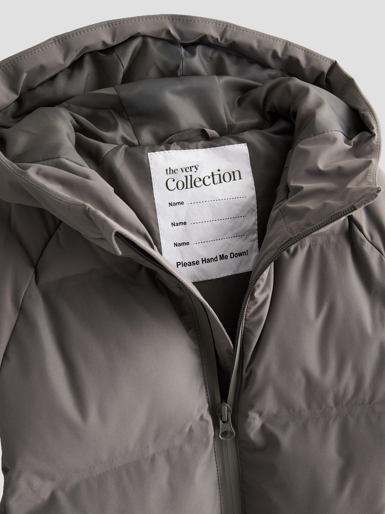Image 3 of 6 of The Very Collection Boys Water Resistant Heavy Weight Coat With Waterproof Zipper (9 months - 7 years) - Grey