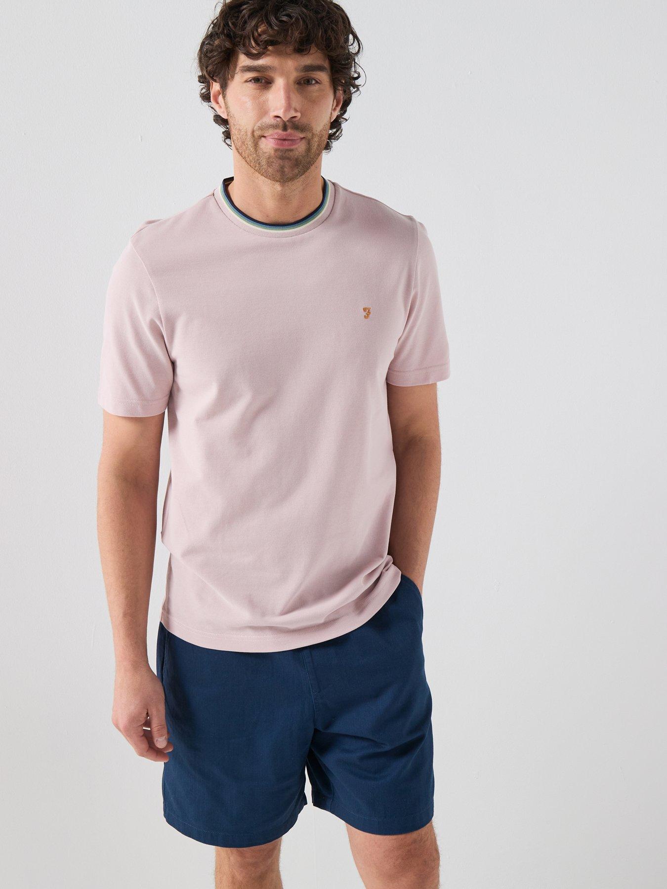 farah-farah-gold-f-elton-regular-fit-pique-tipping-t-shirt-pink