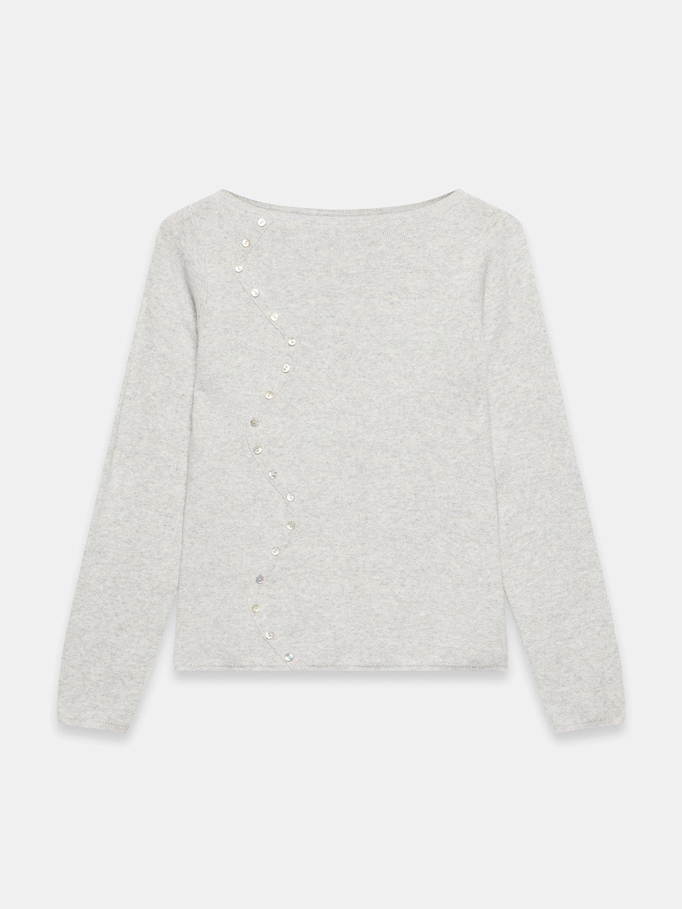 mint-velvet-button-detail-knit-top-greydetail