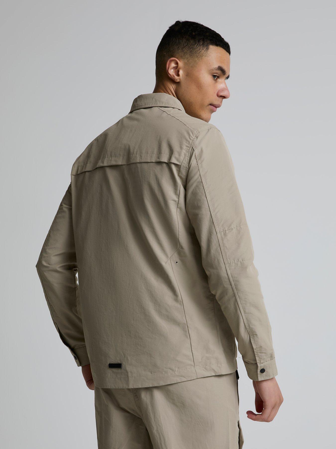 alessandro-zavetti-flotiro-tech-woven-overshirt-beigestillFront