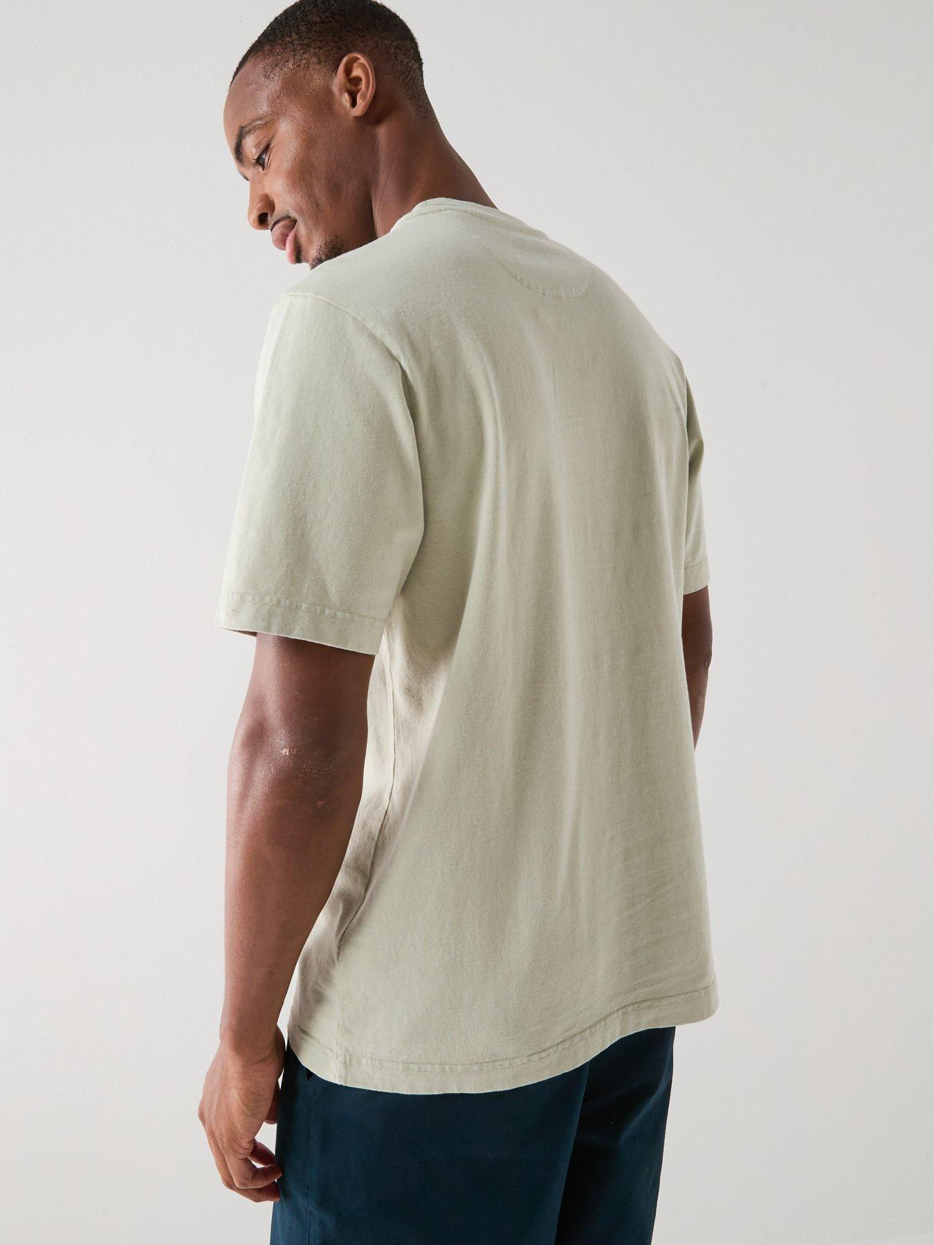 Image 2 of 5 of Farah Chest Pocket Plain T-Shirt - Light Green
