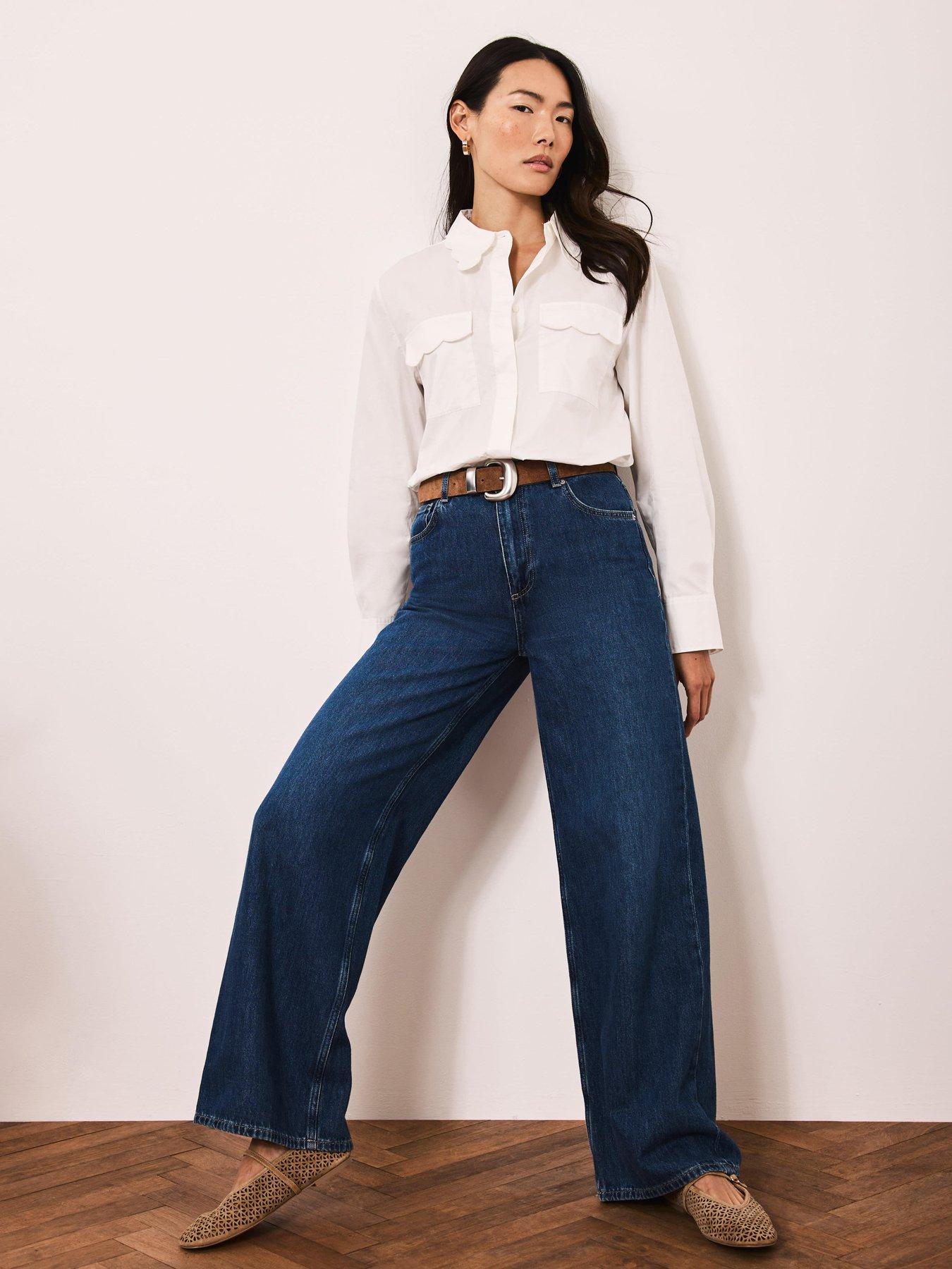 mint-velvet-cotton-scallop-shirt-whiteoutfit