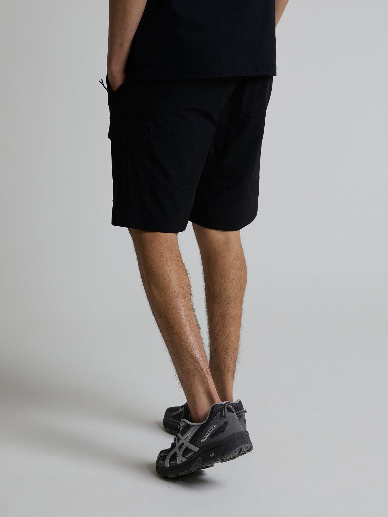 alessandro-zavetti-ultizzi-woven-tech-shorts-blackstillFront