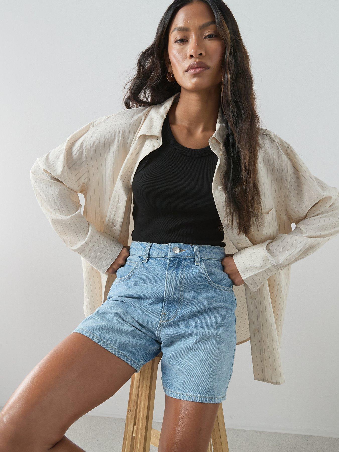 the-very-collection-denim-bermuda-shorts-mid-washoutfit