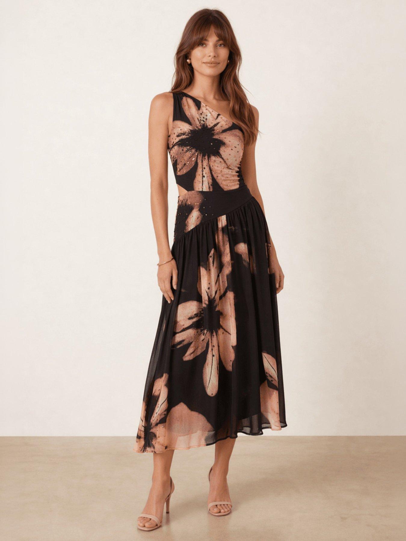 style-cheat-jasmine-embellished-chiffon-dress-brownfront