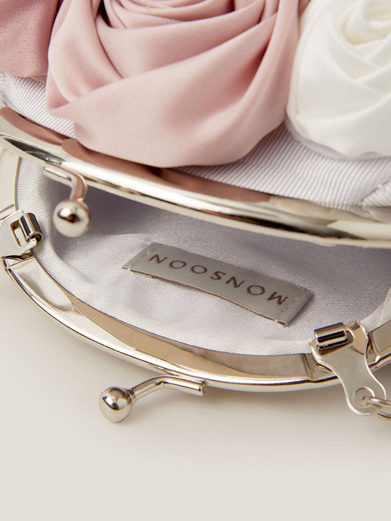Image 4 of 4 of Monsoon Girls Contrast Rosette Framebag - Multi