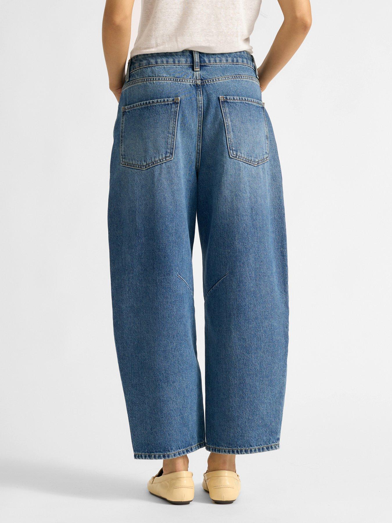 albaray-barrel-jean-mid-wash-bluestillFront