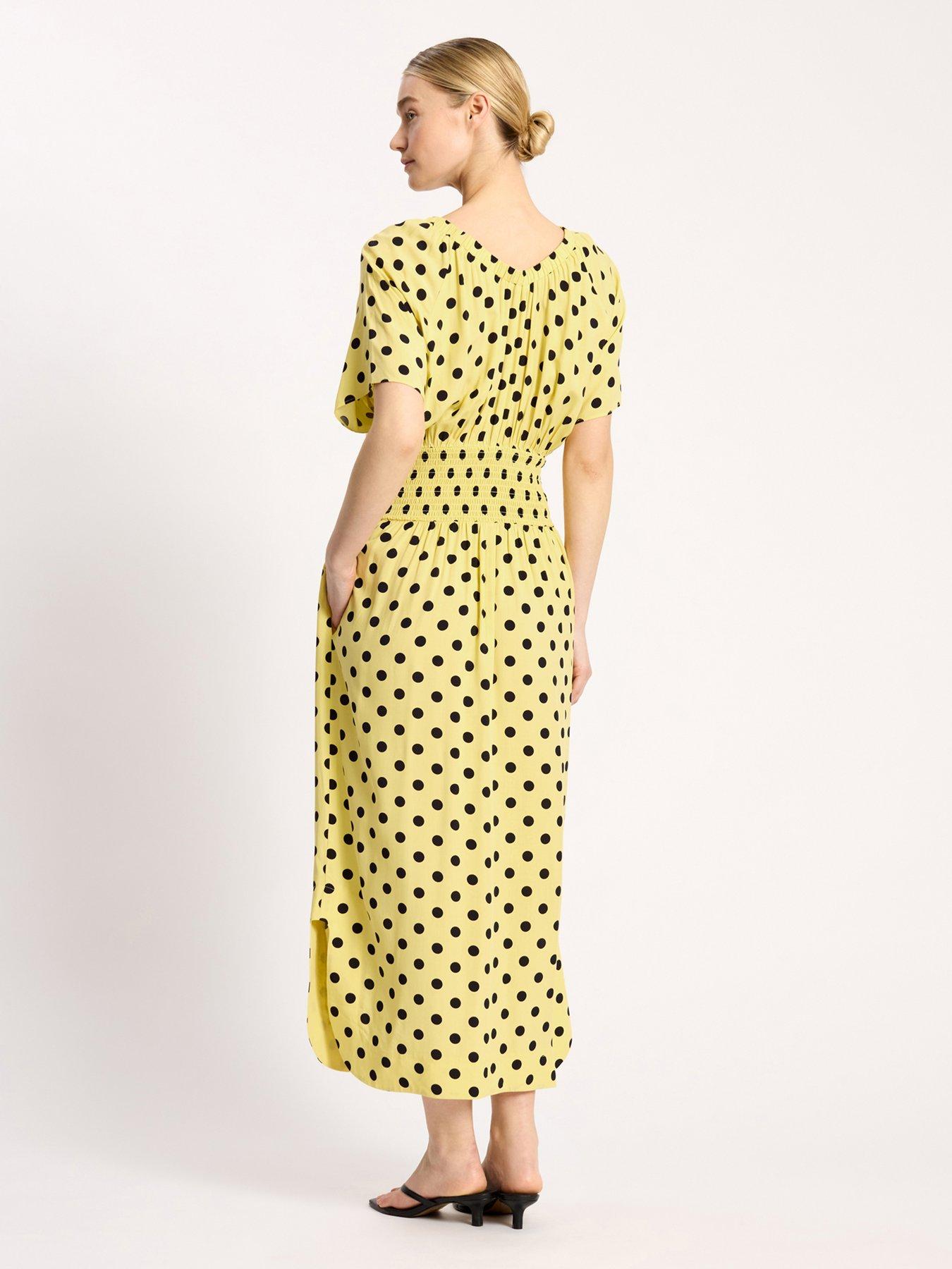 albaray-iconic-spot-dress-yellowstillFront