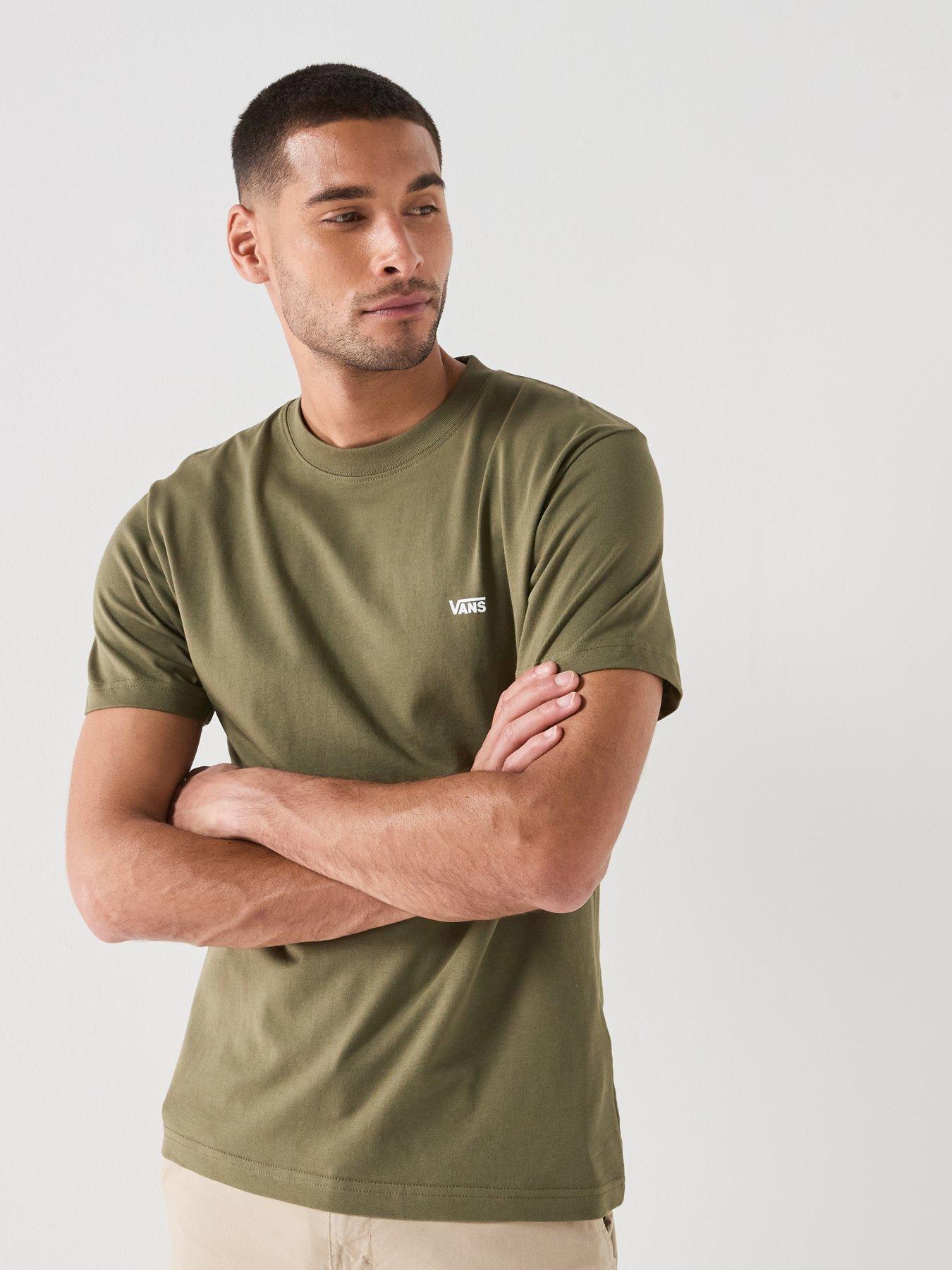 Vans Mens Left Chest Short Sleeve - Green