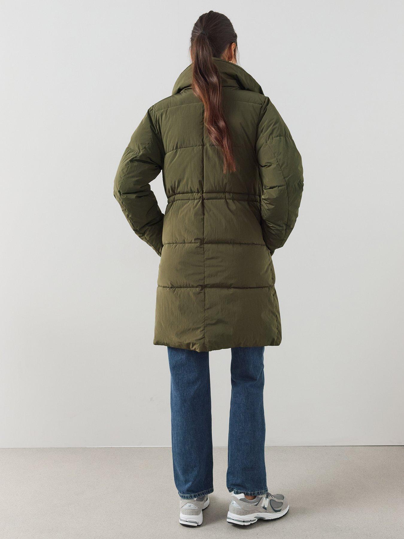Image 2 of 6 of The Very Collection Mid Length Duvet Padded Coat