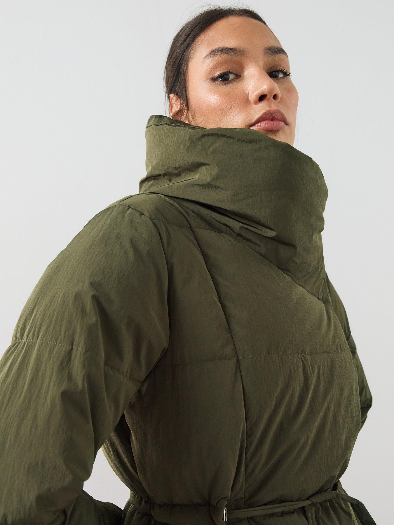 Image 4 of 6 of The Very Collection Mid Length Duvet Padded Coat