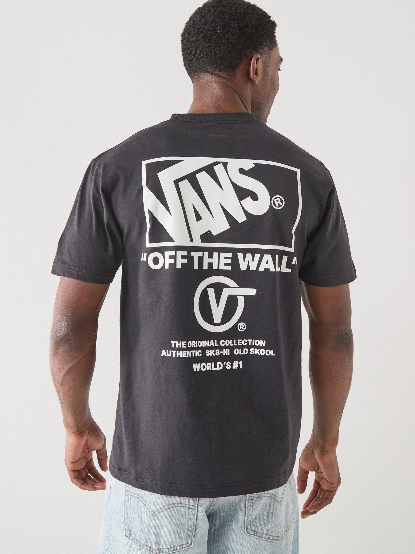 Vans Mens Stacked Hi Short Sleeve Tee - Black