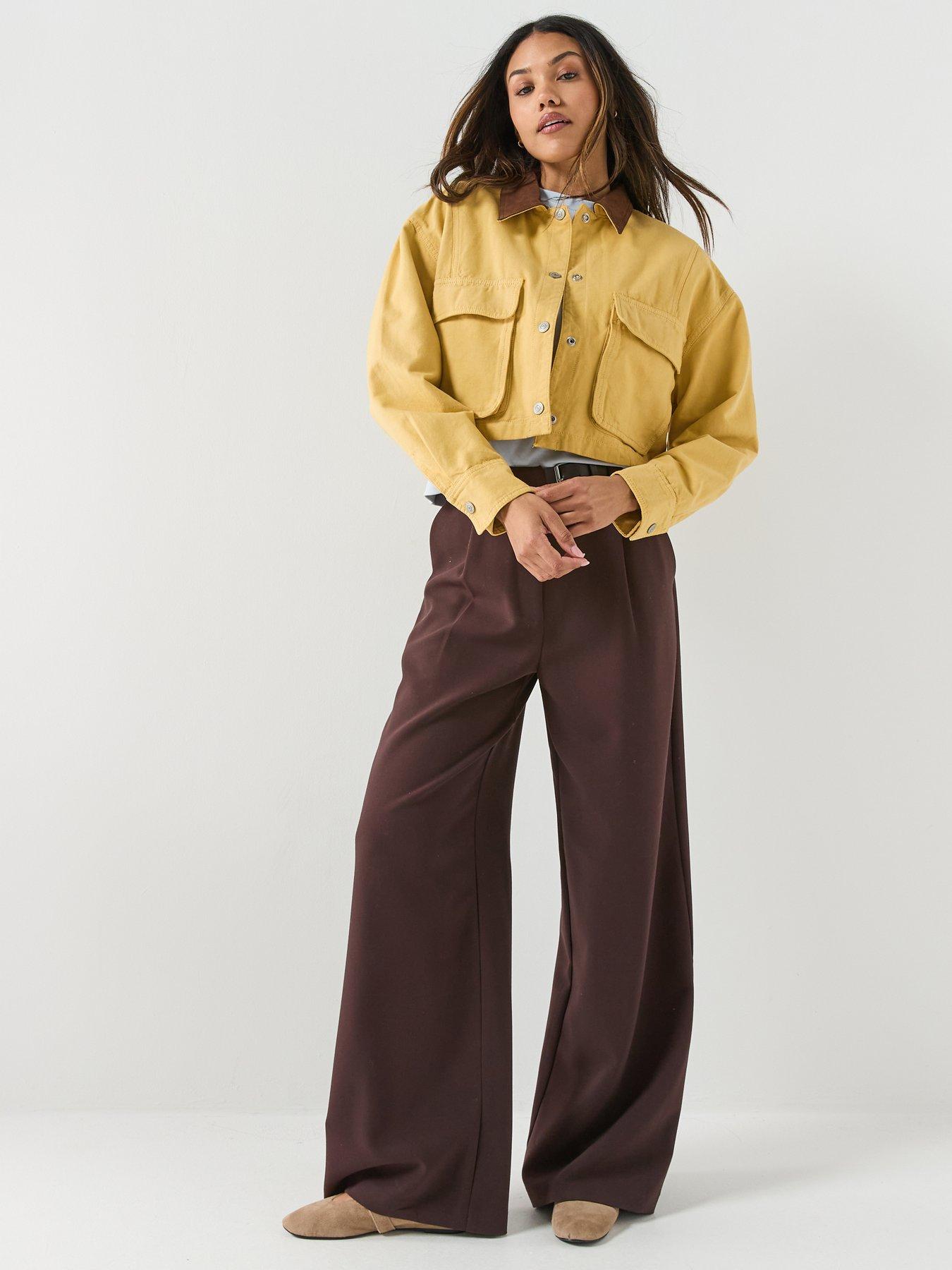 Image 3 of 6 of FREE PEOPLE Martha Workwear Jacket - Yellow