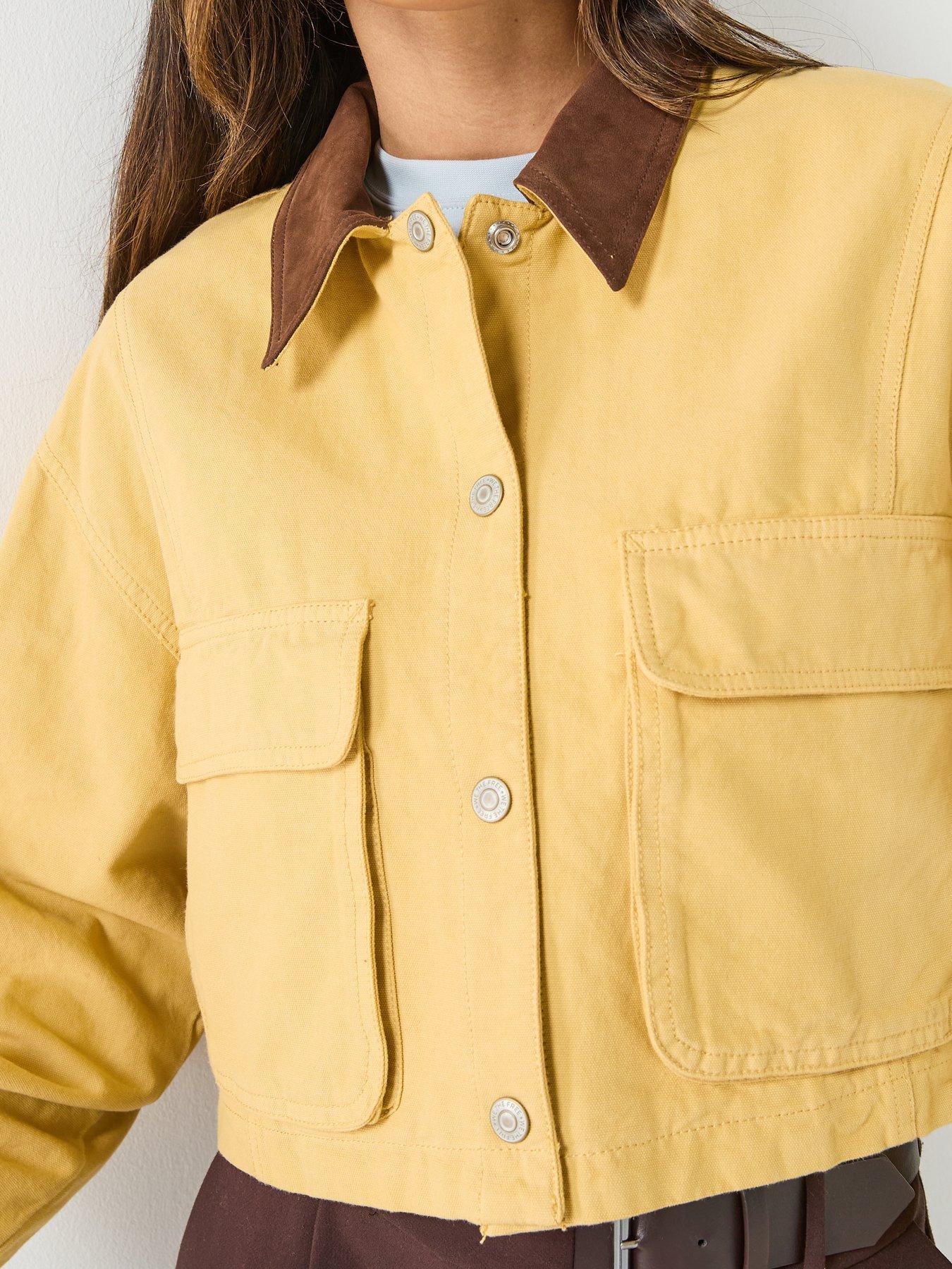 Image 4 of 6 of FREE PEOPLE Martha Workwear Jacket - Yellow